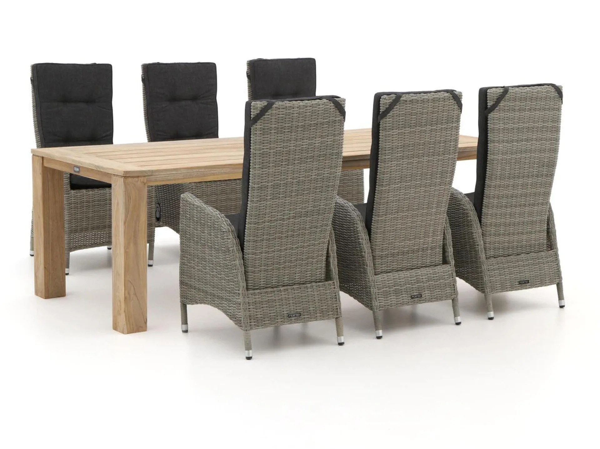 Intenso Fabrizi/ROUGH-X 240cm dining tuinset 7-delig verstelbaar