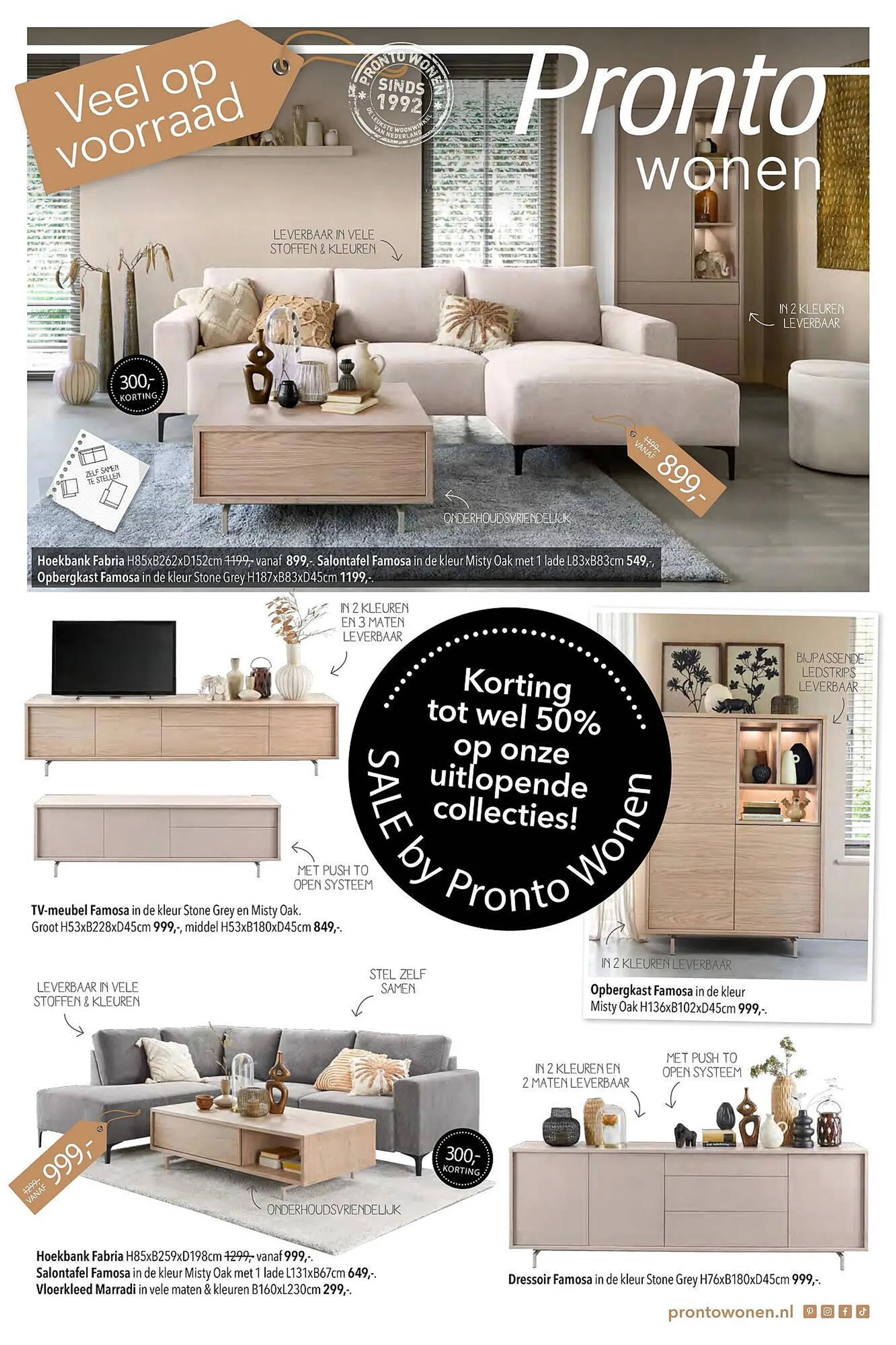 Pronto wonen folder van 18 juli tot 26 juli 2025 - Folder pagina 1