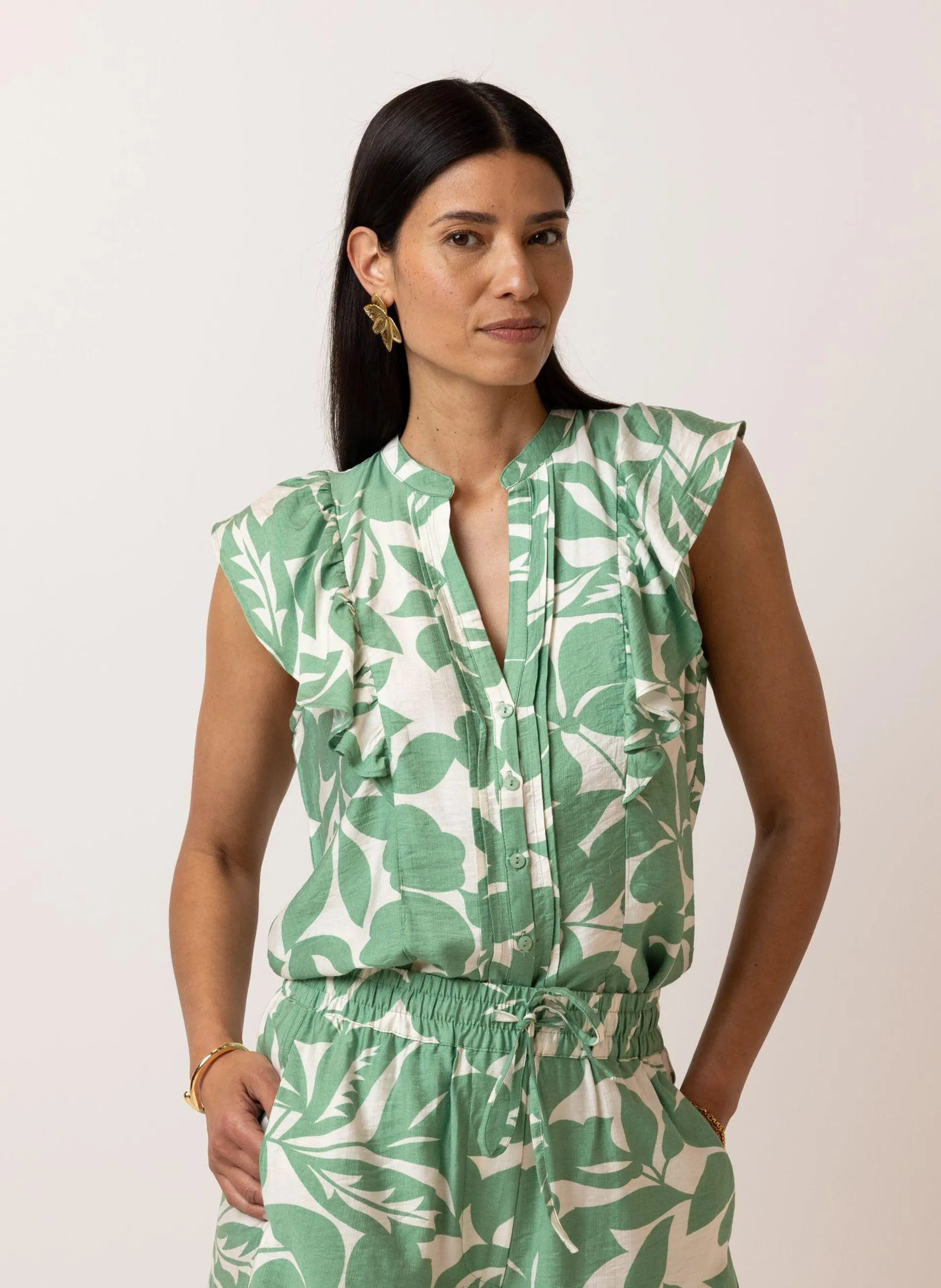 Groene blouse
