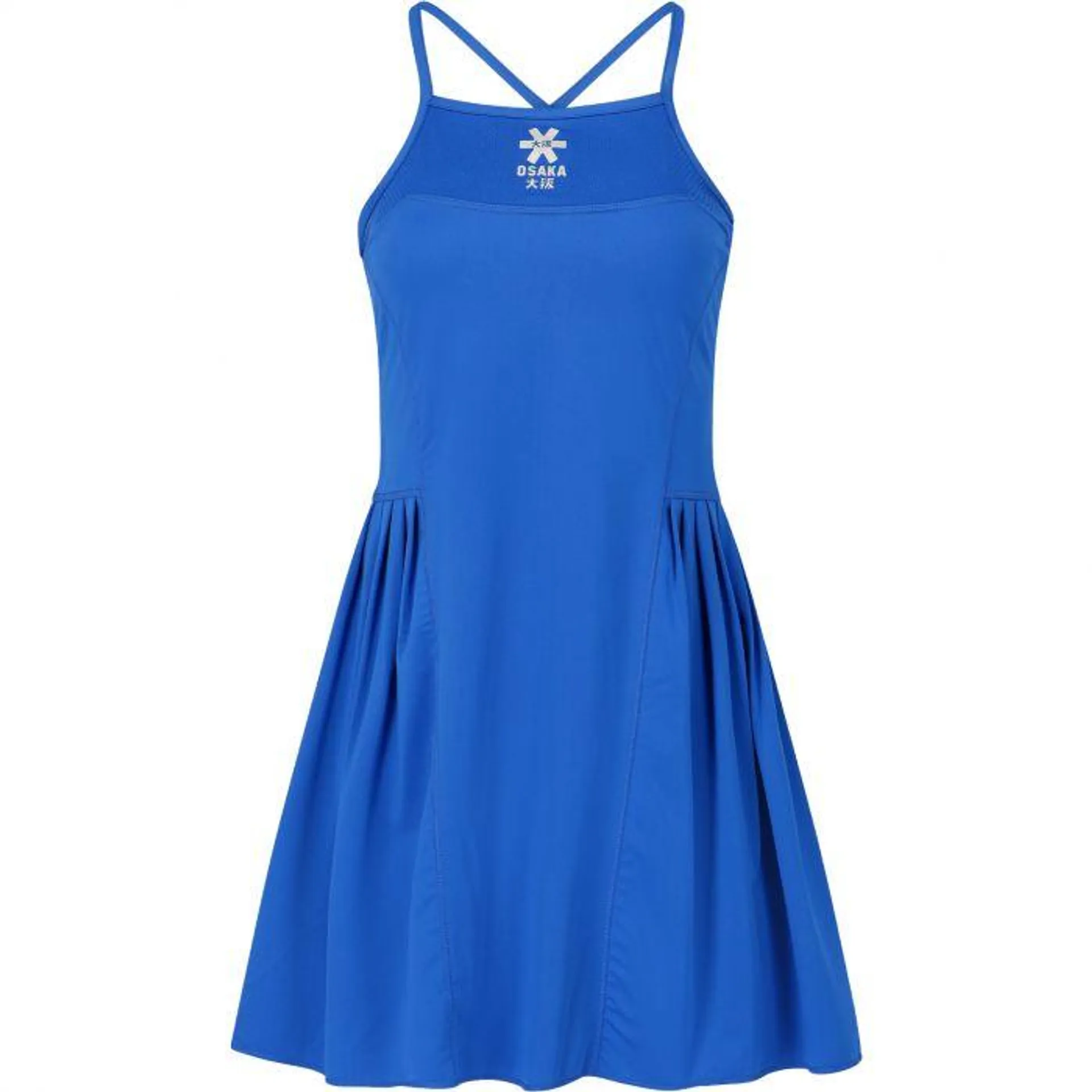 Pleated Tech tennisjurk dames princess blue