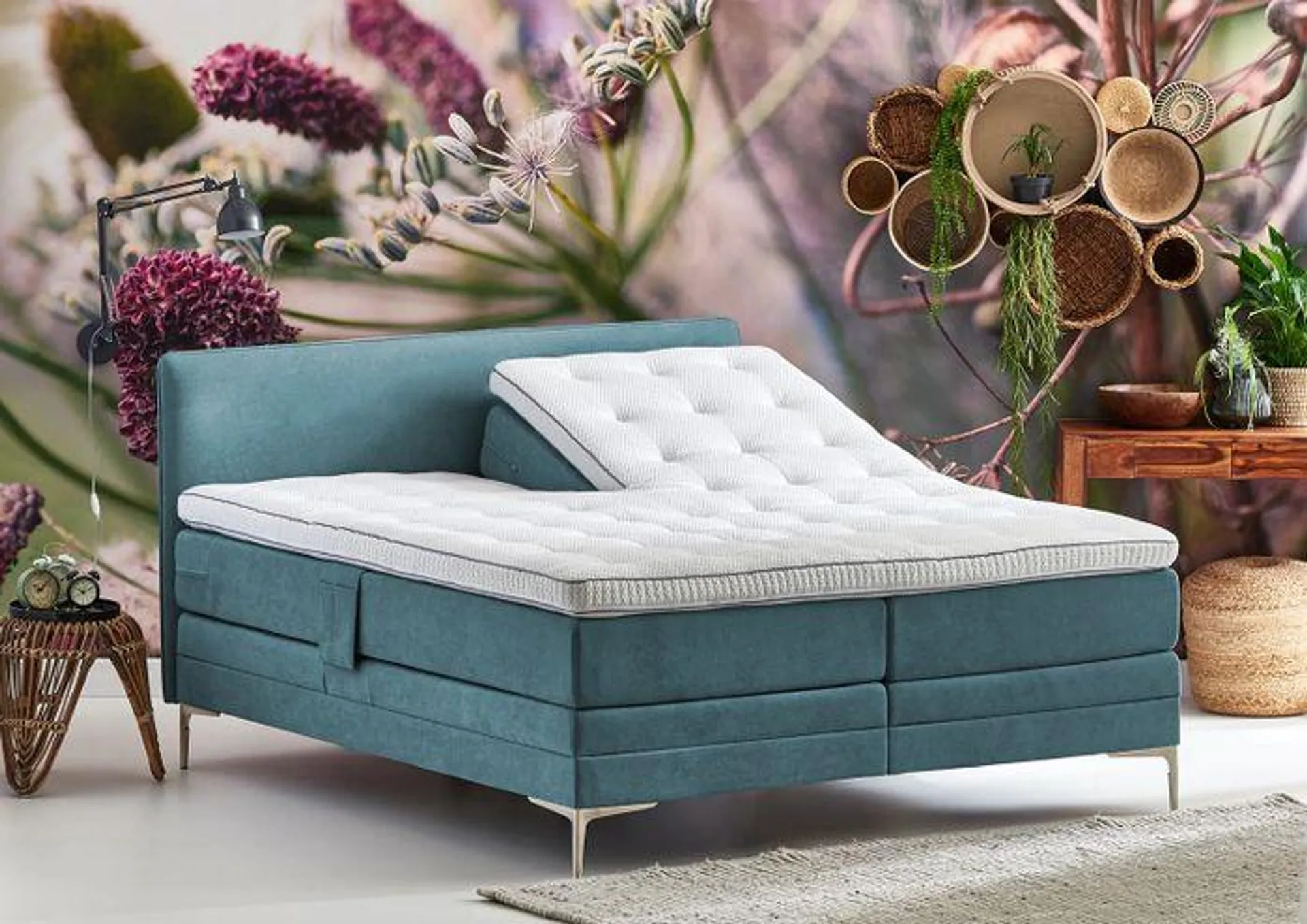 Cinderella Elektrische Boxspring Pure Wave Compleet - Groen