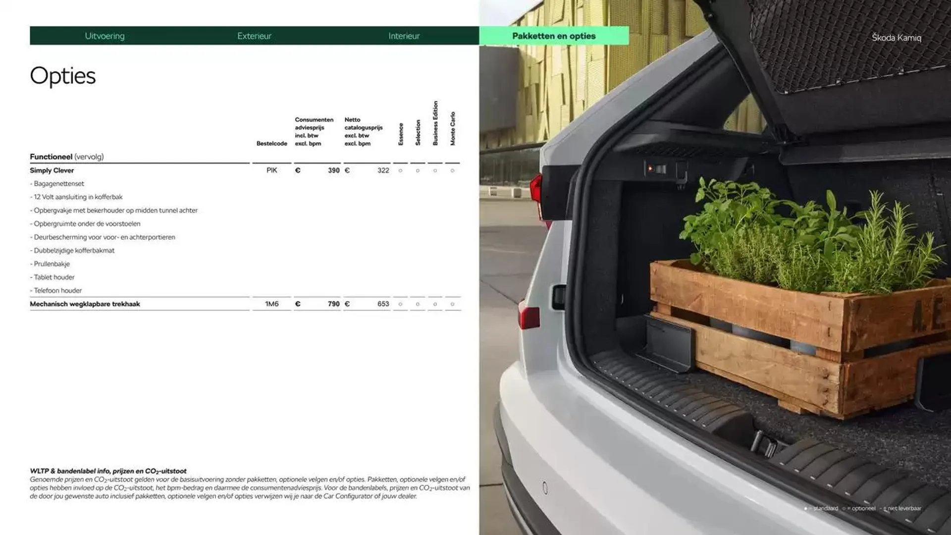 Škoda Kamiq prijslijst per 14 augustus 2024 van 22 oktober tot 22 oktober 2025 - Folder pagina 16