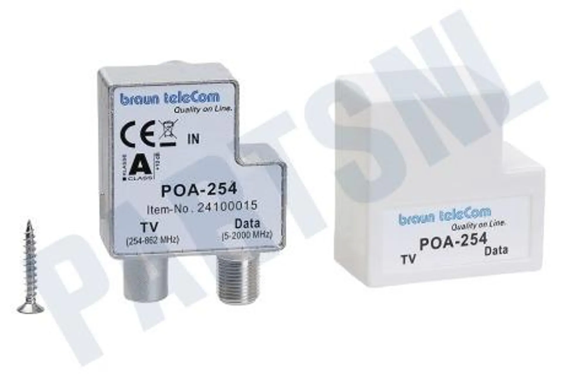 POA-254 Verdeel element Push on Data aansluiting 2 GHz