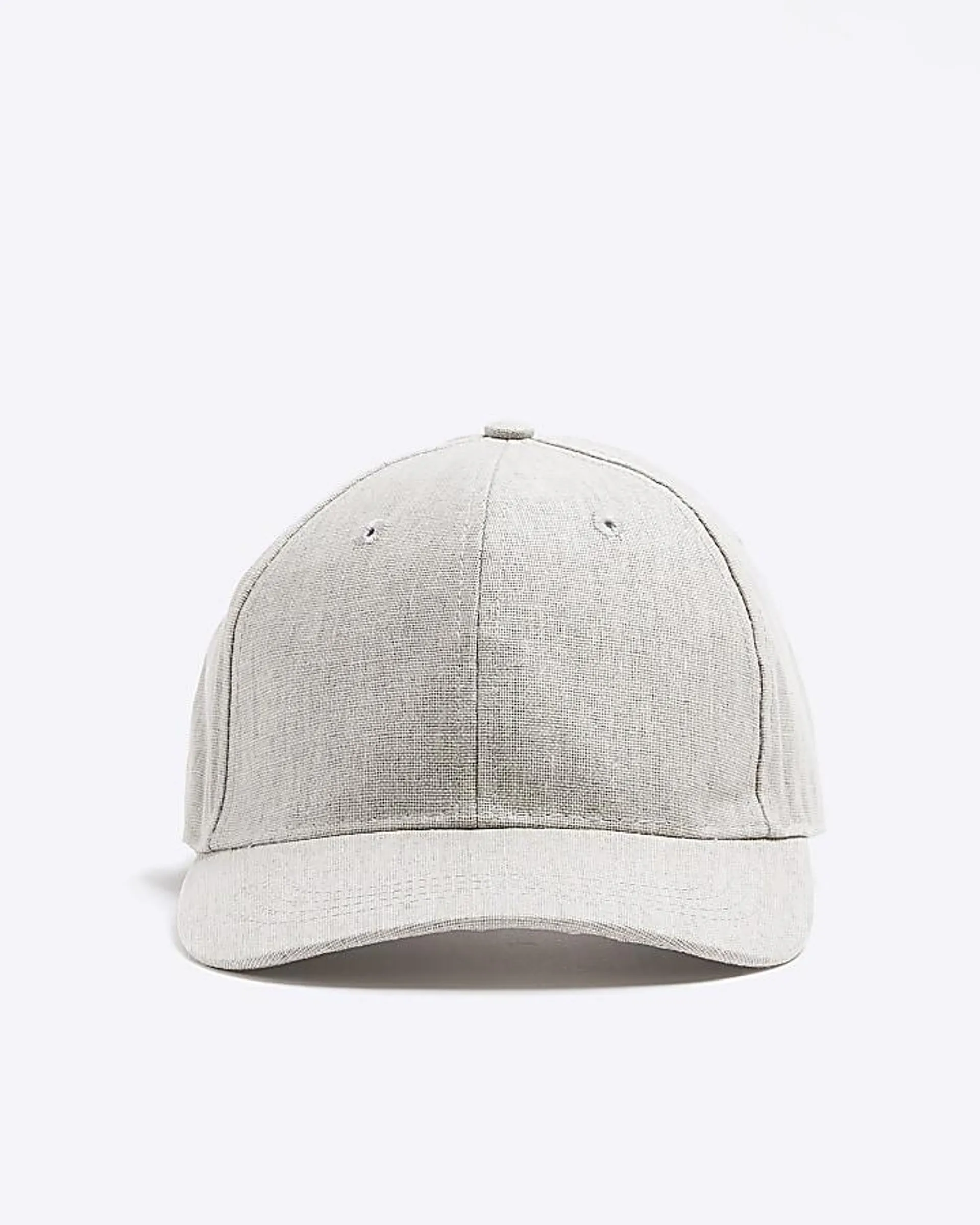 Grey Linen Blend Cap