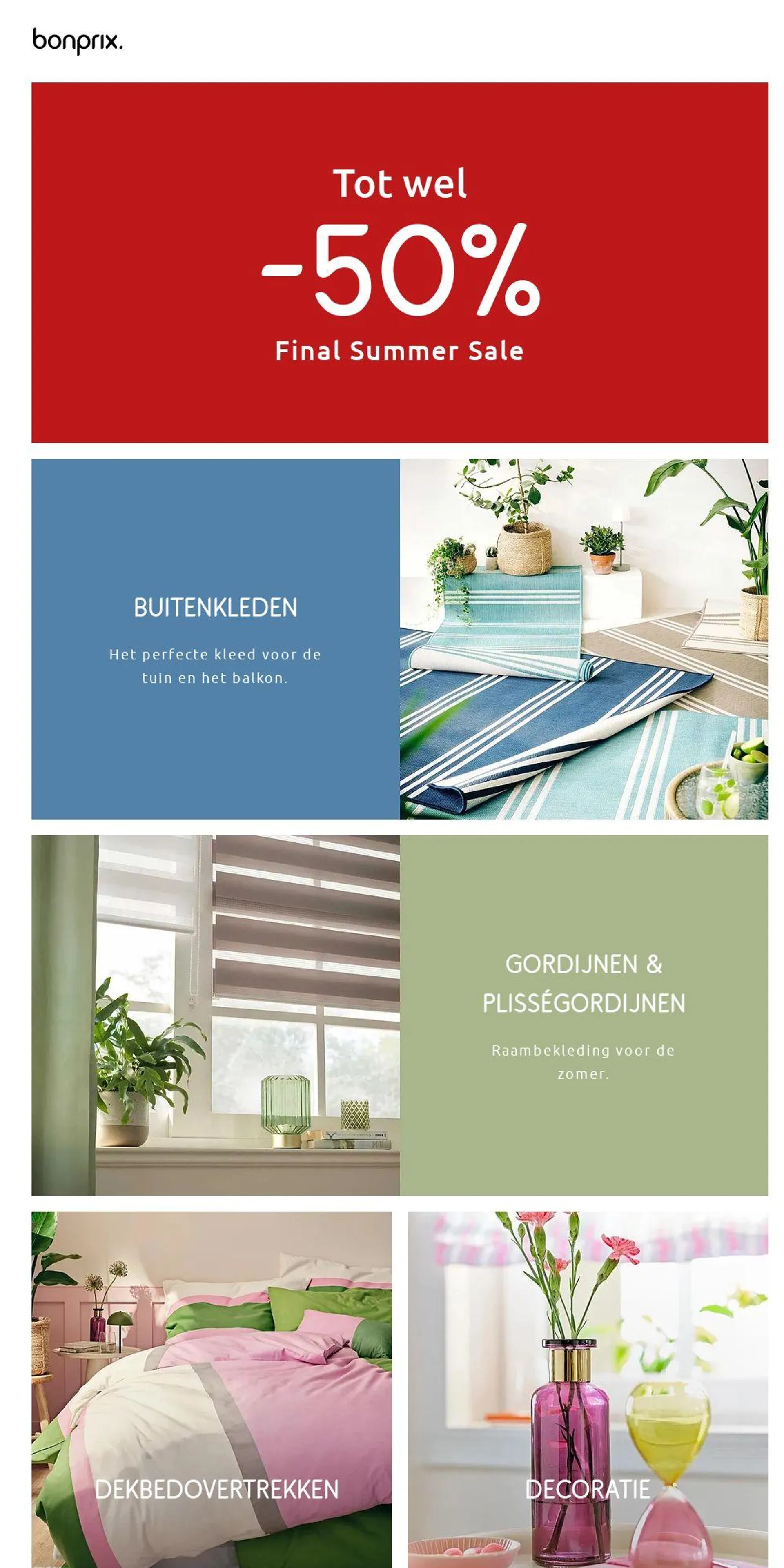 Bonprix Actuele folder van 21 juli tot 27 juli 2025 - Folder pagina 1