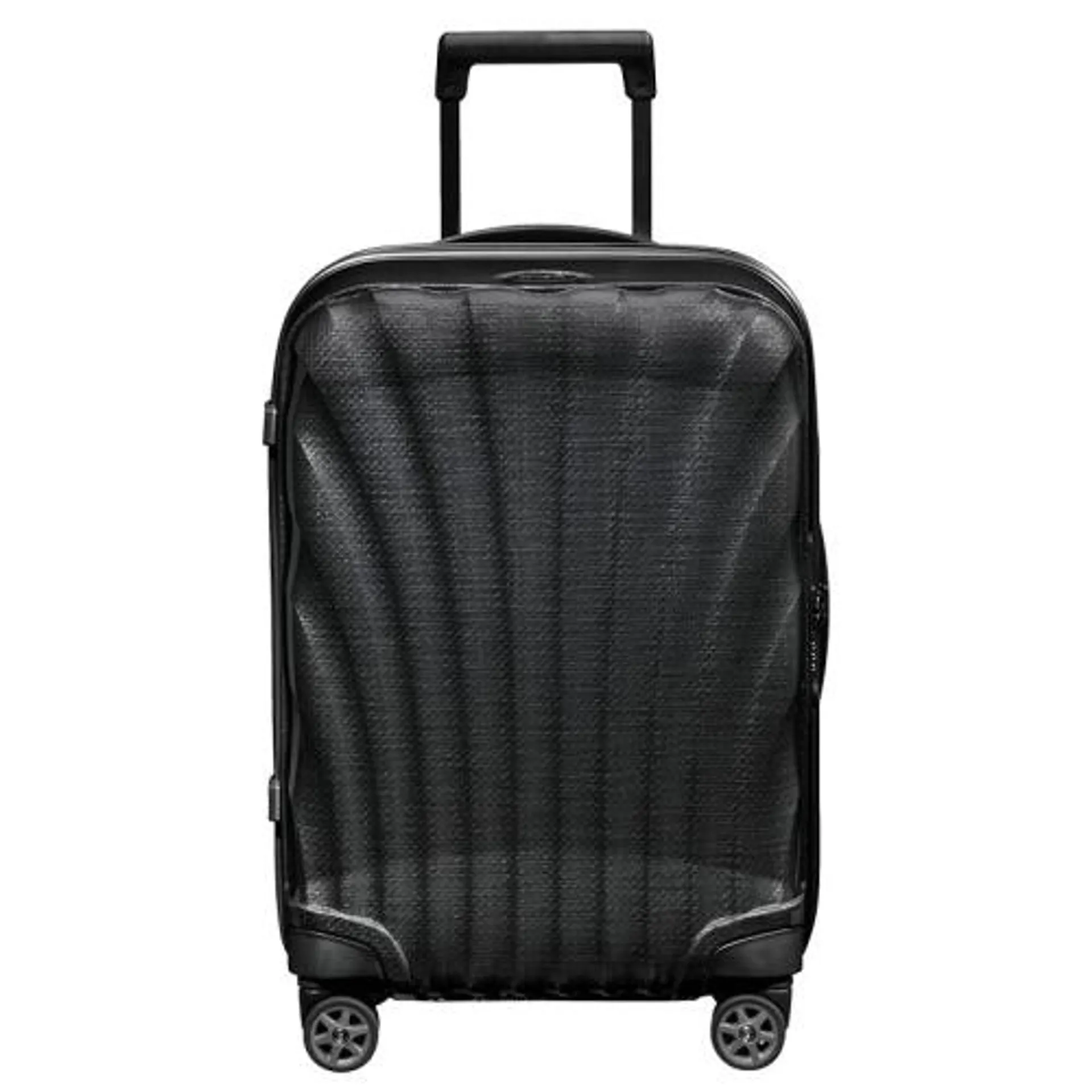 Harde Handbagage Koffer / Trolley / Reiskoffer 55x40x20 cm C-Lite Zwart