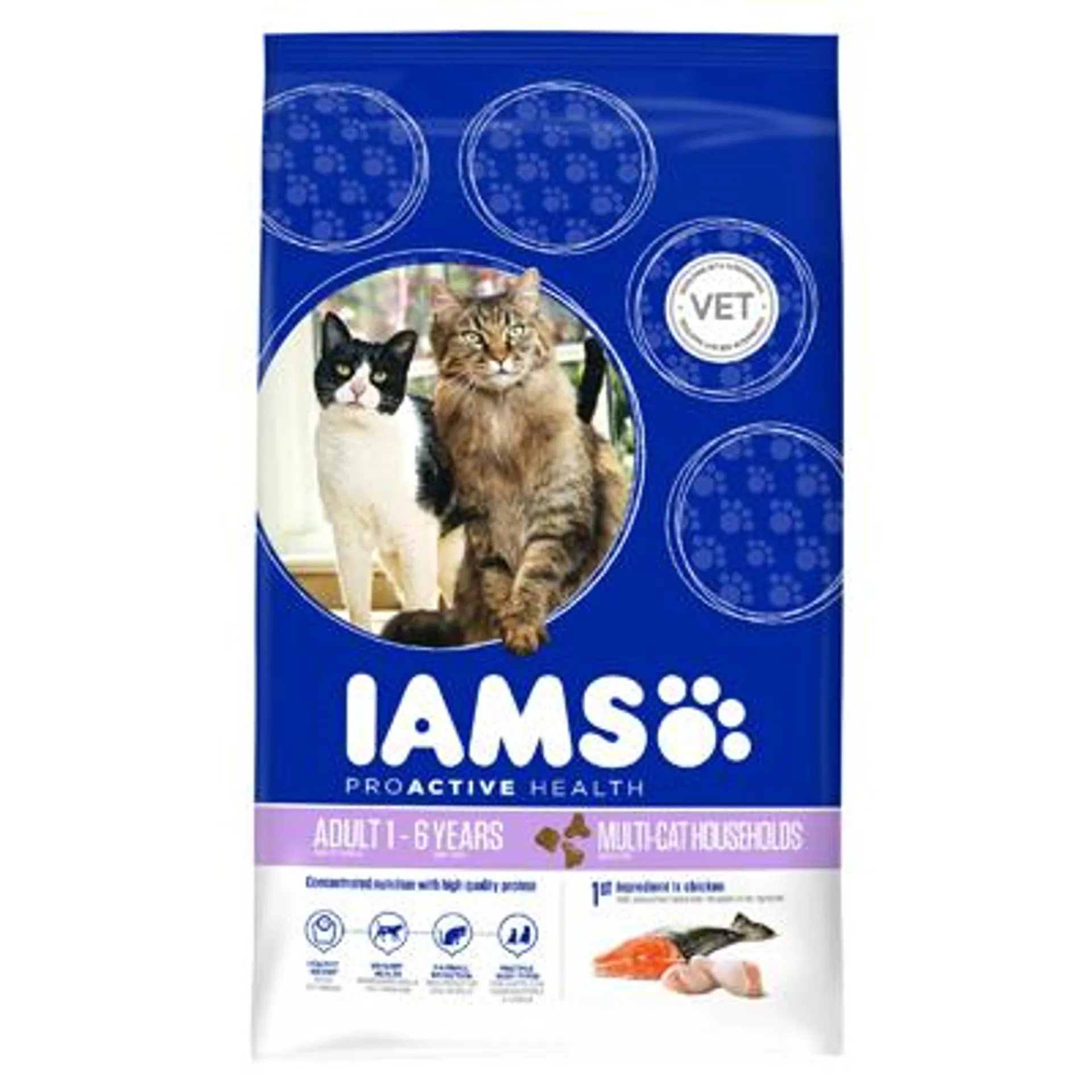 Adult multi-cat chicken&salmon 3kg