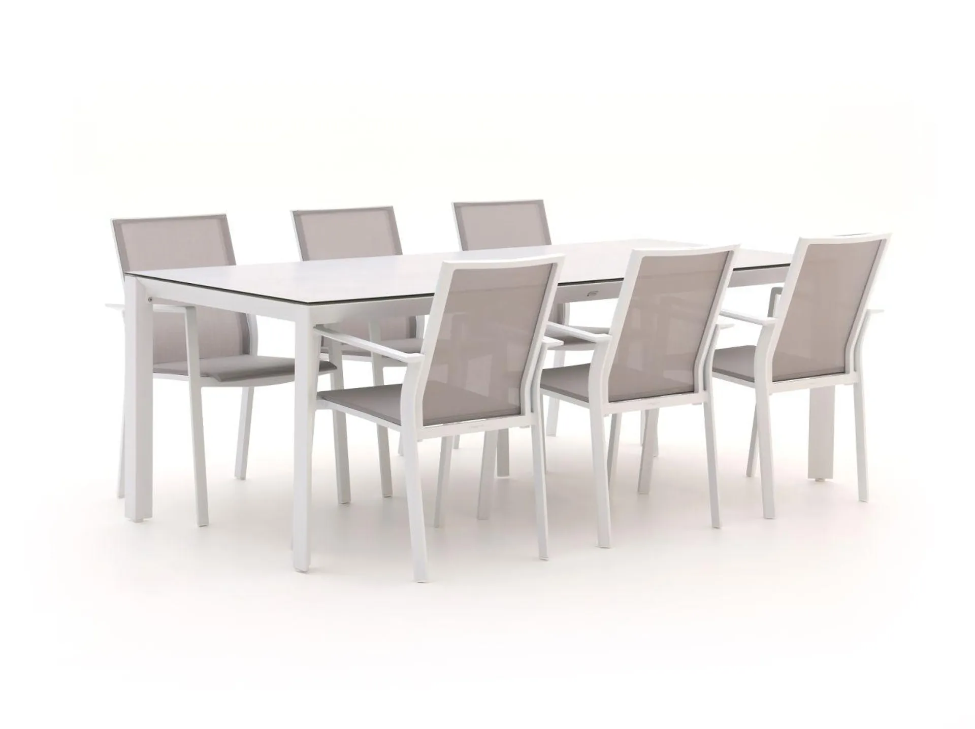 Bernstein Amberg/Veneto 220cm dining tuinset 7-delig stapelbaar