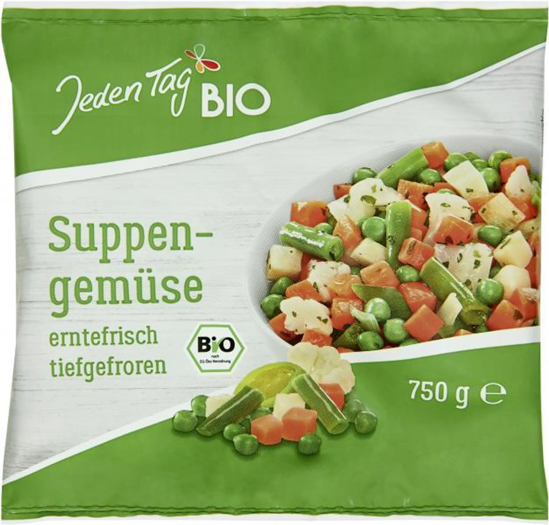 Jeden Tag Bio Suppengemüse 750 g