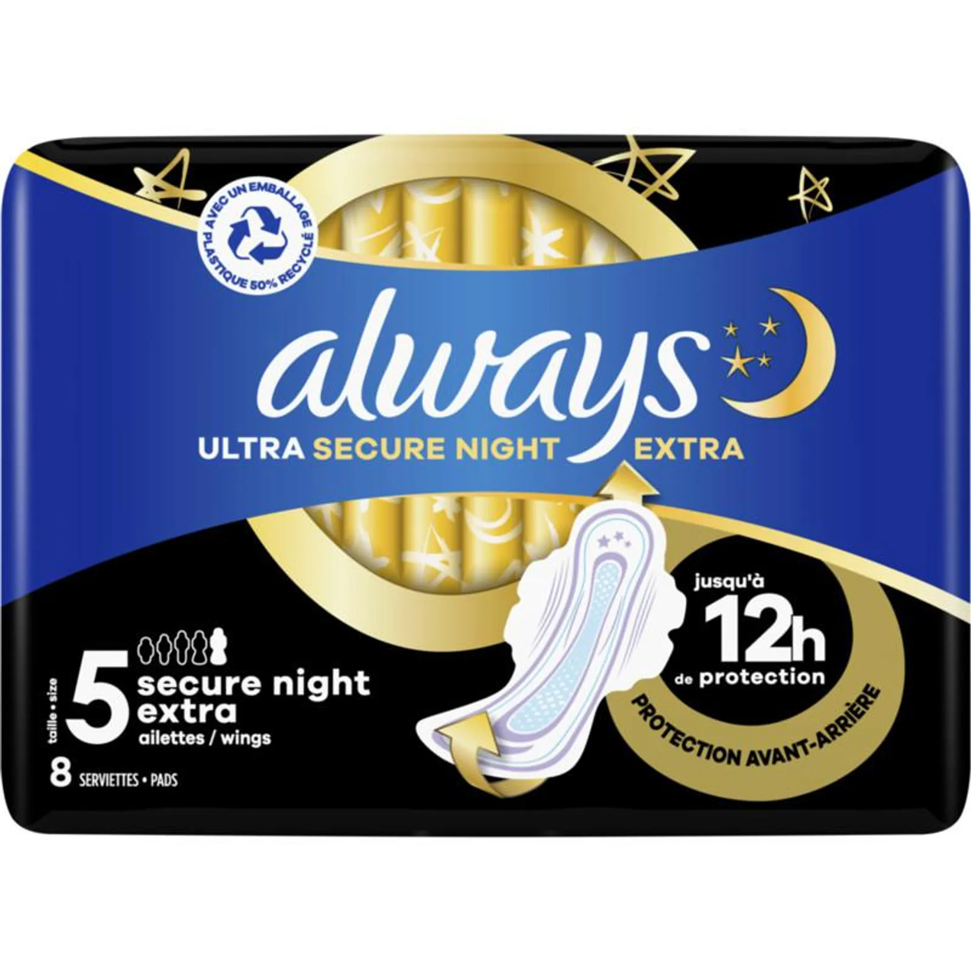 Always Ultra secure night extra wings