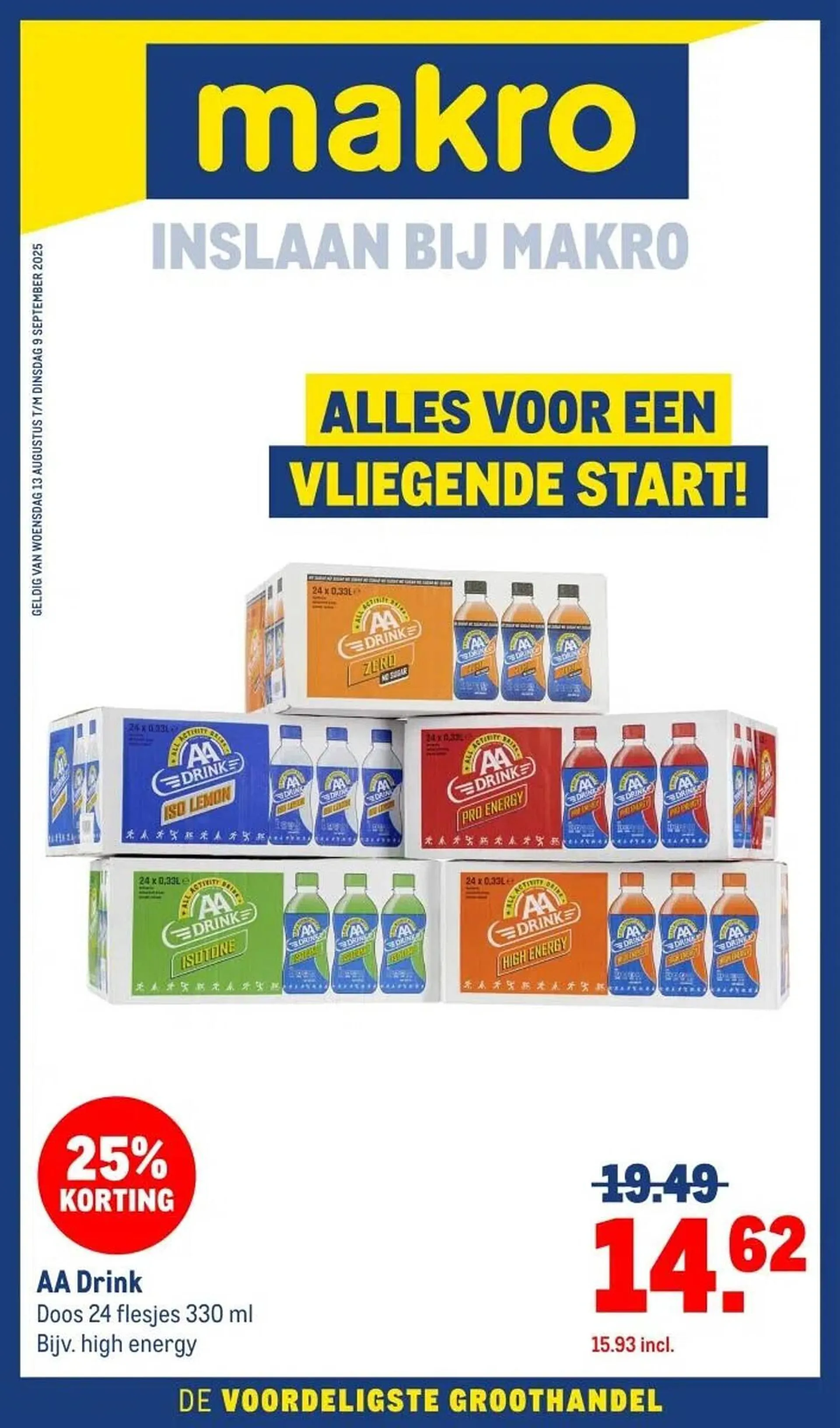 Makro folder van 13 augustus tot 19 augustus 2025 - Folder pagina 1