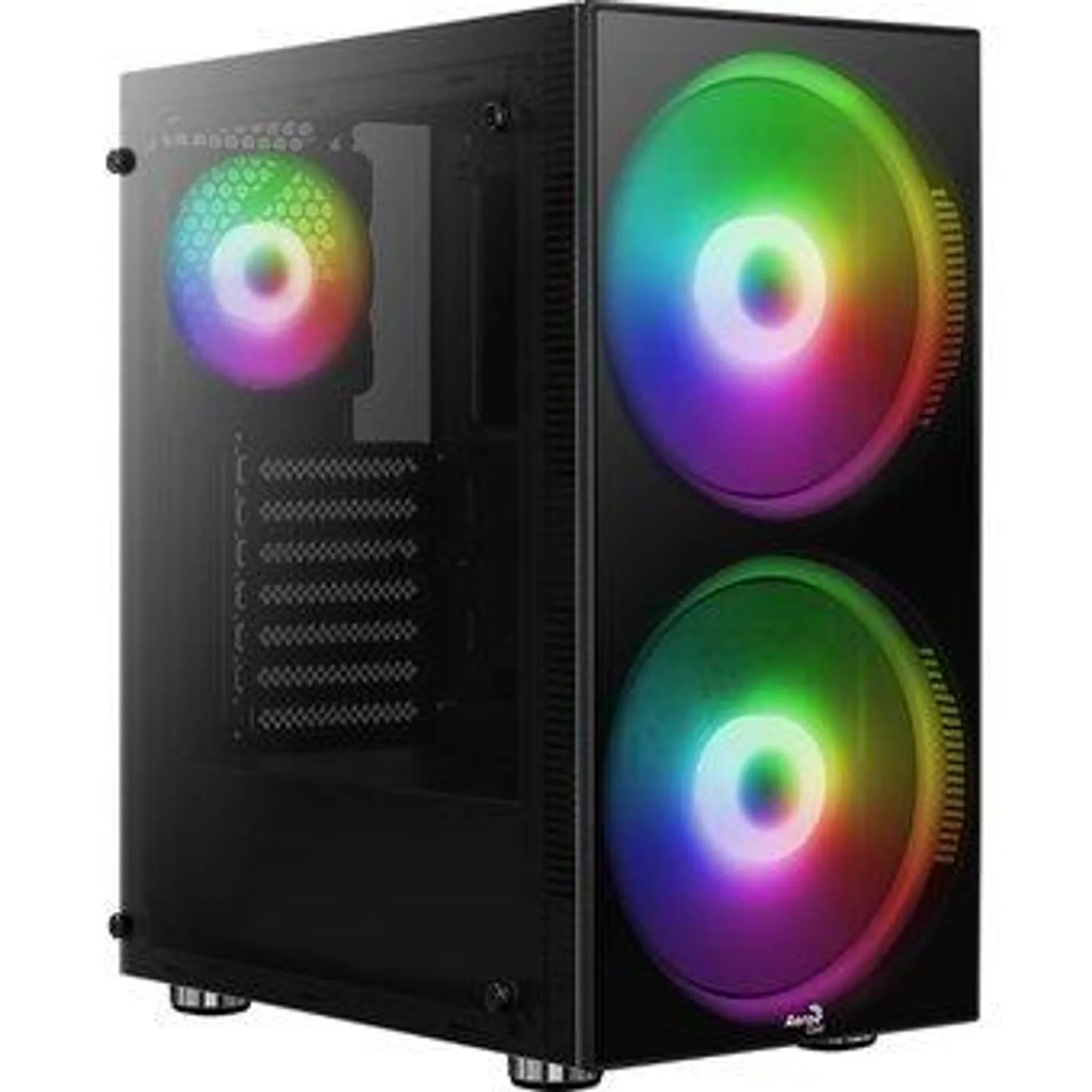 Aerocool Python RGB, ATX, Window, Zwart