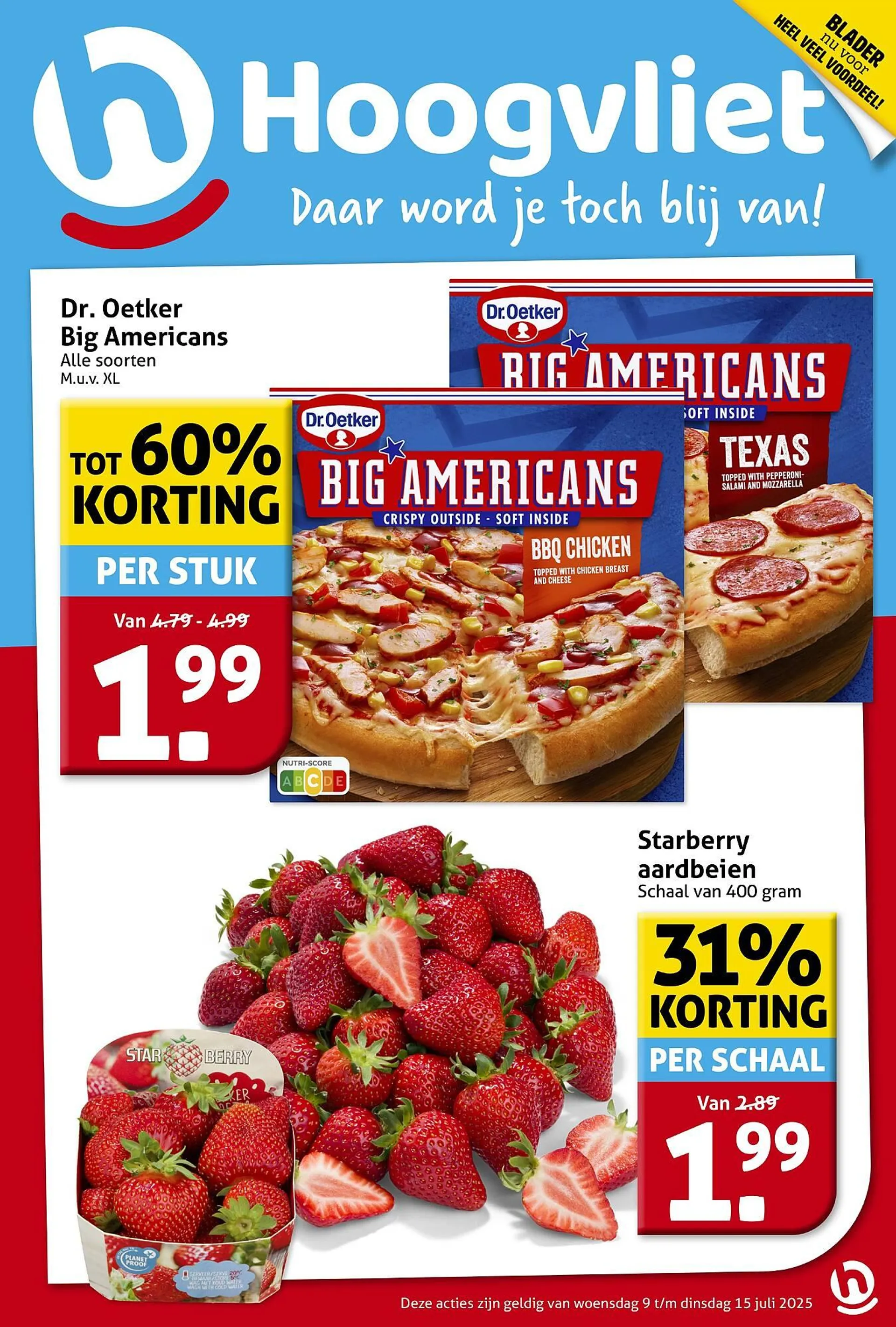 Hoogvliet folder van 9 juli tot 15 juli 2025 - Folder pagina 1
