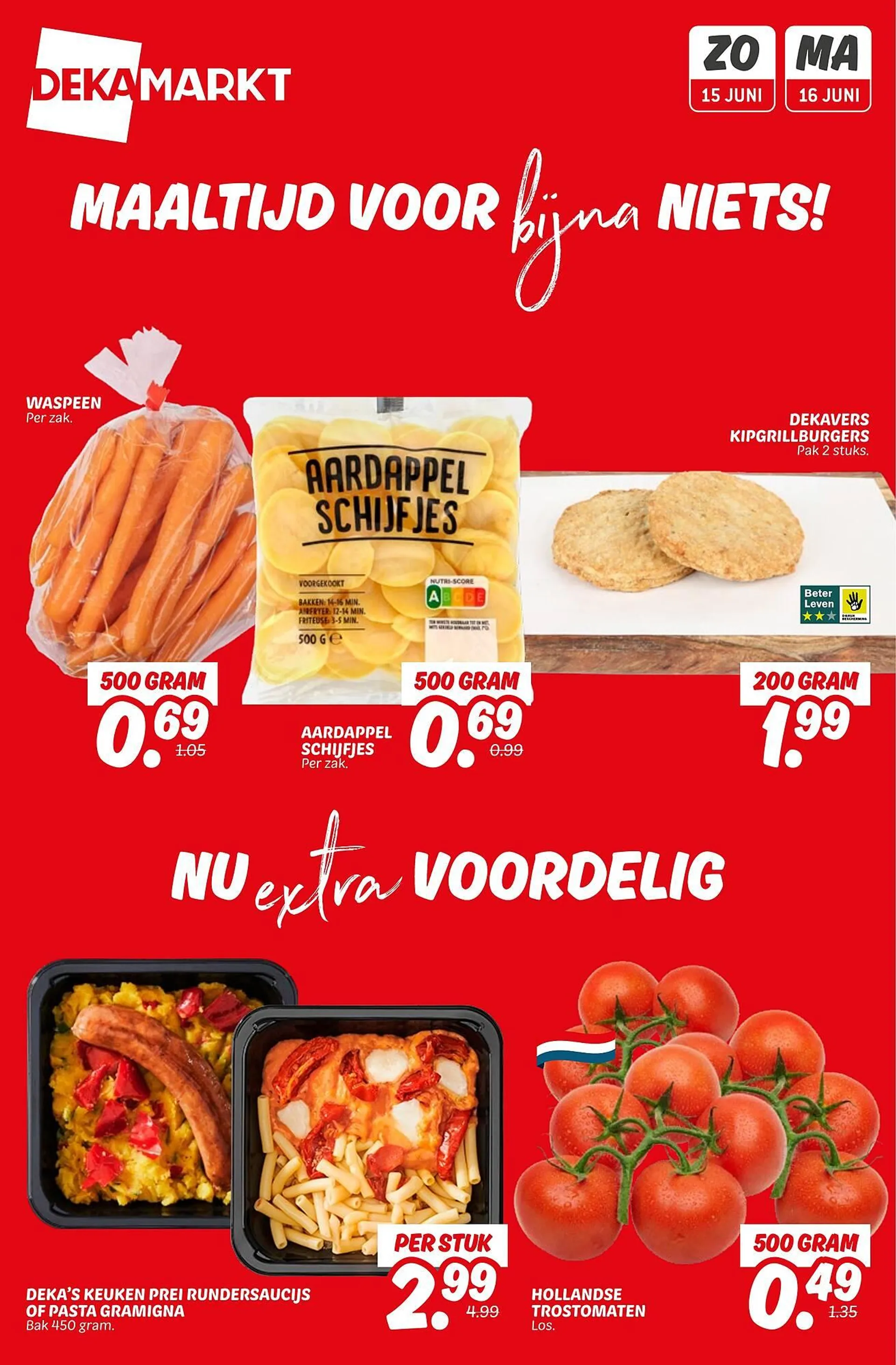 Dekamarkt folder - Nu of Nooit voordeel - 1