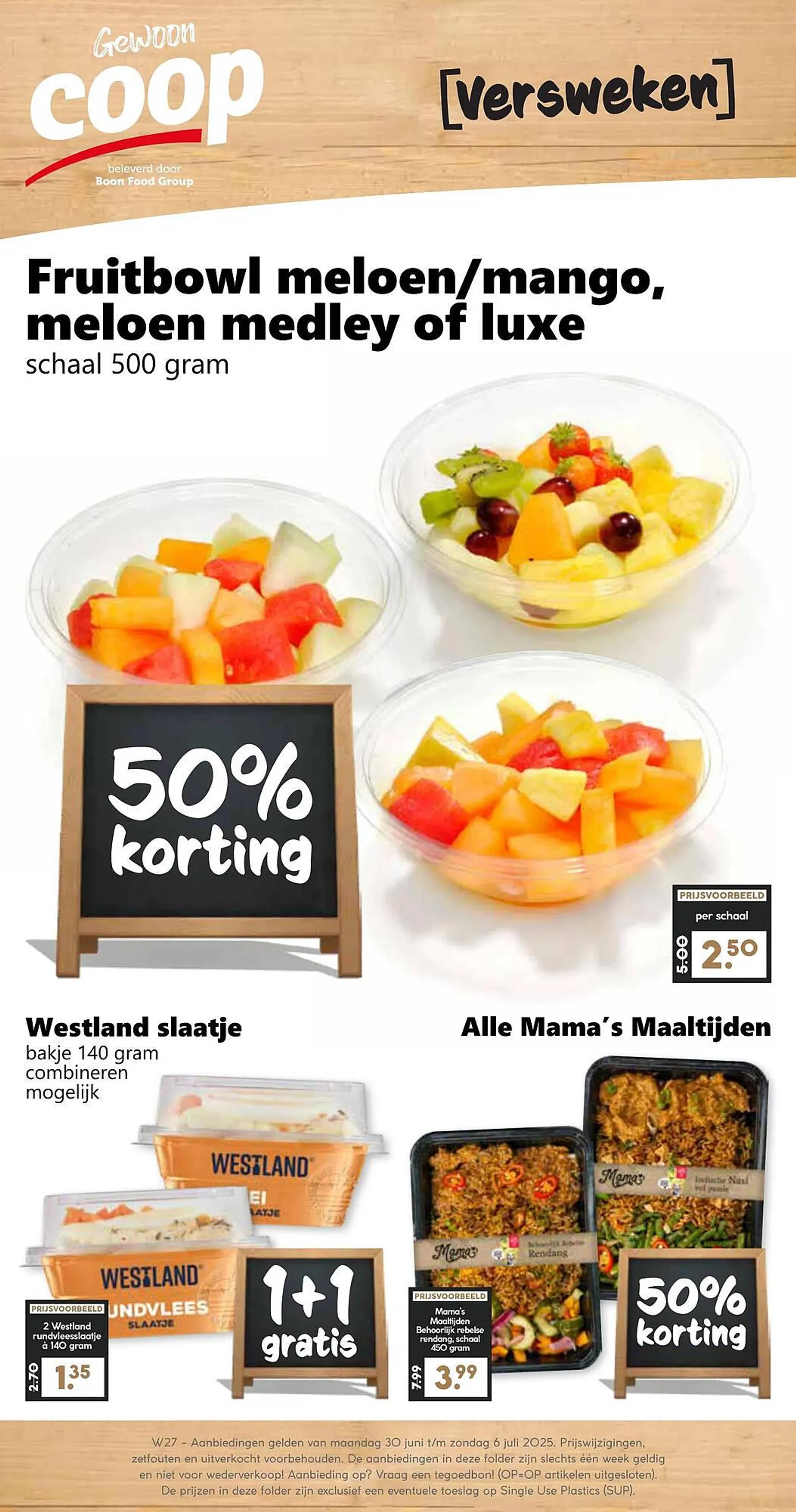 Coop folder van 30 juni tot 6 juli 2025 - Folder pagina 1