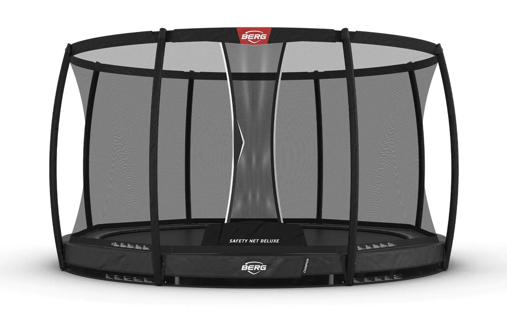 BERG Champion InGround 380 Grey + Safety Net Deluxe