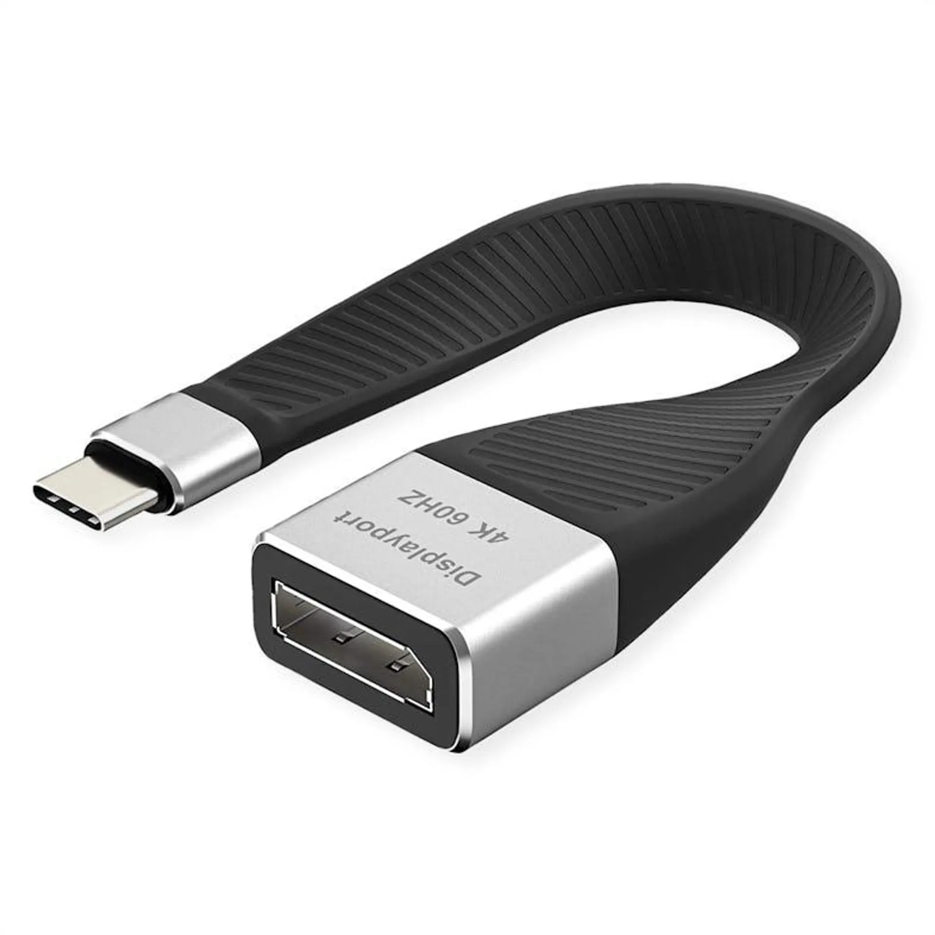 ROLINE Beeldschermadapter USB Type C - DP, M/F, 0,13 m