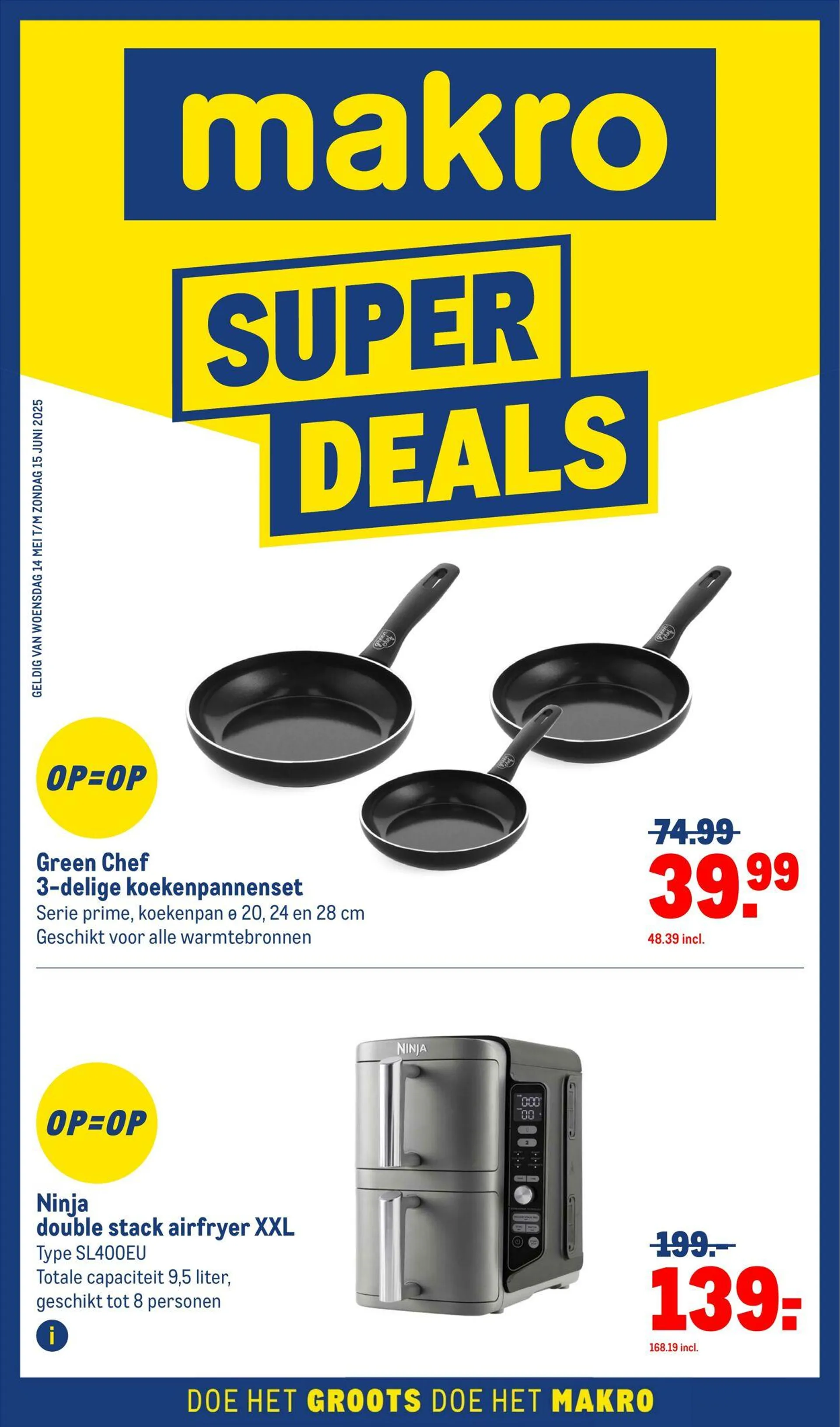 Makro van 14 mei tot 15 juni 2025 - Folder pagina 1