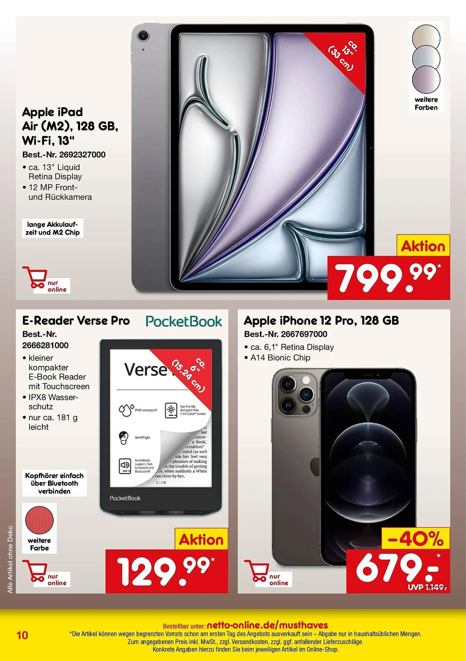 Netto Marken-Discount DE folder van 31 oktober tot 31 december 2024 - Folder pagina 10