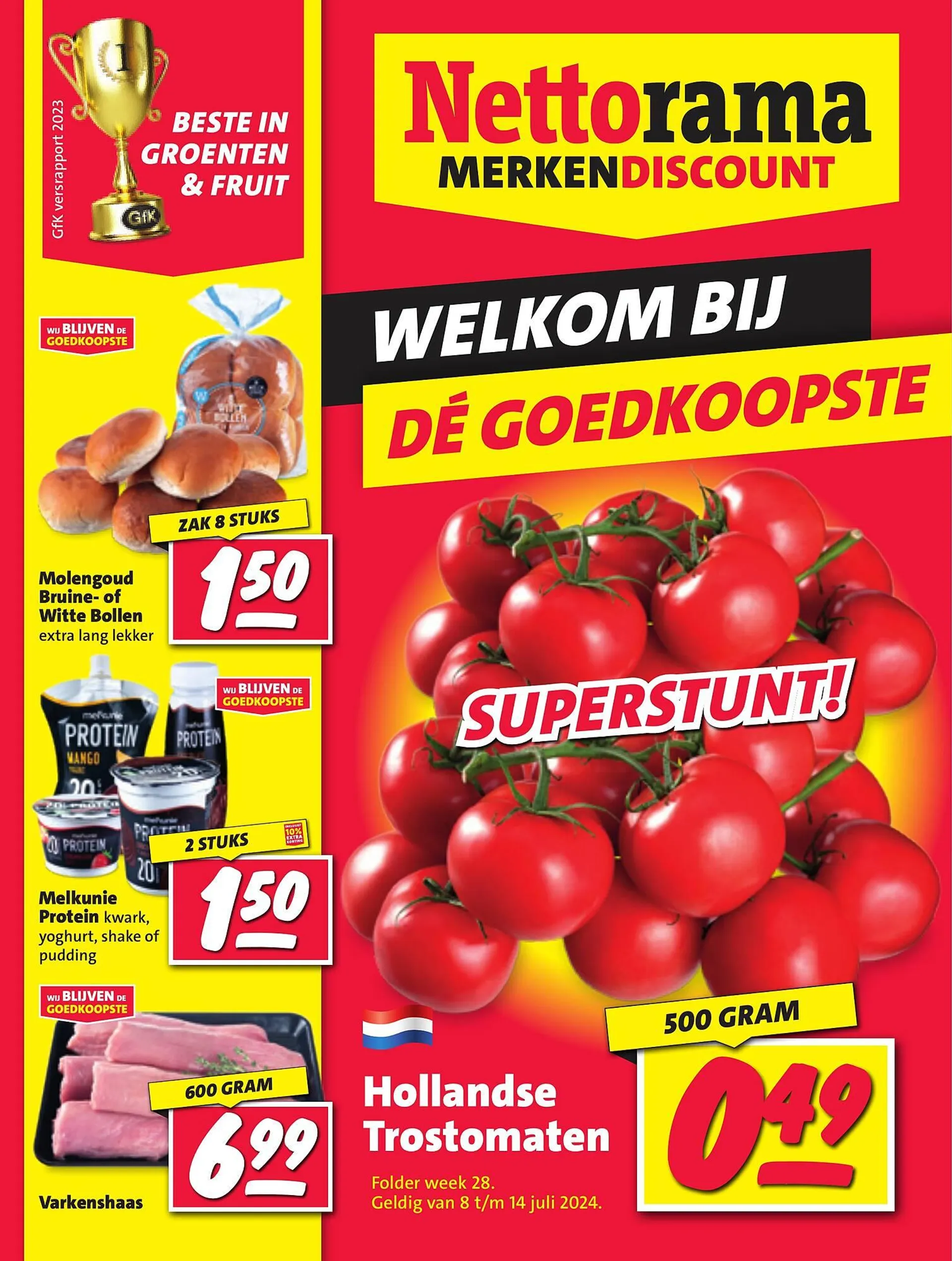 Nettorama folder van 8 juli tot 14 juli 2025 - Folder pagina 1