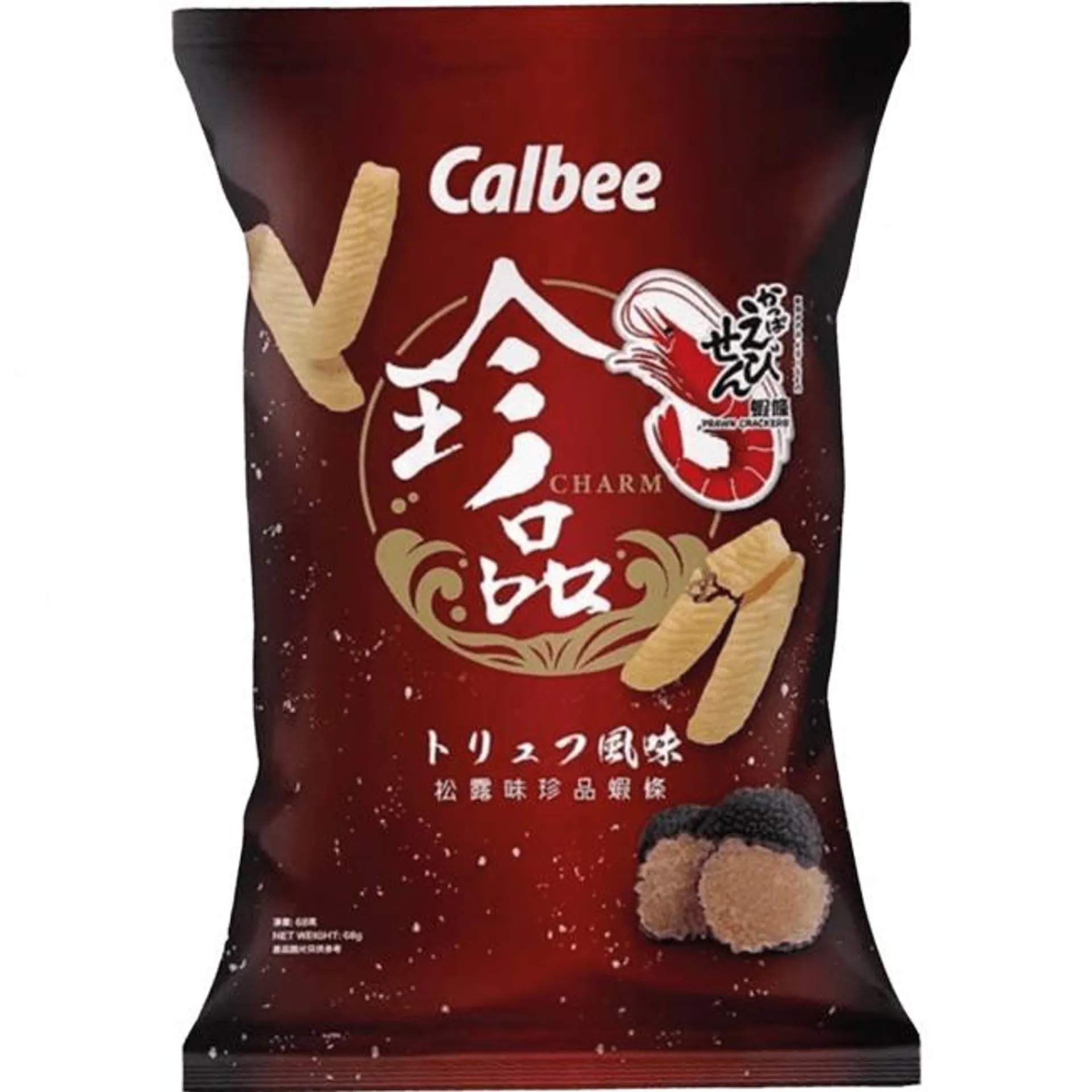 Calbee Garnalen Crackers Truffelsmaak 68g