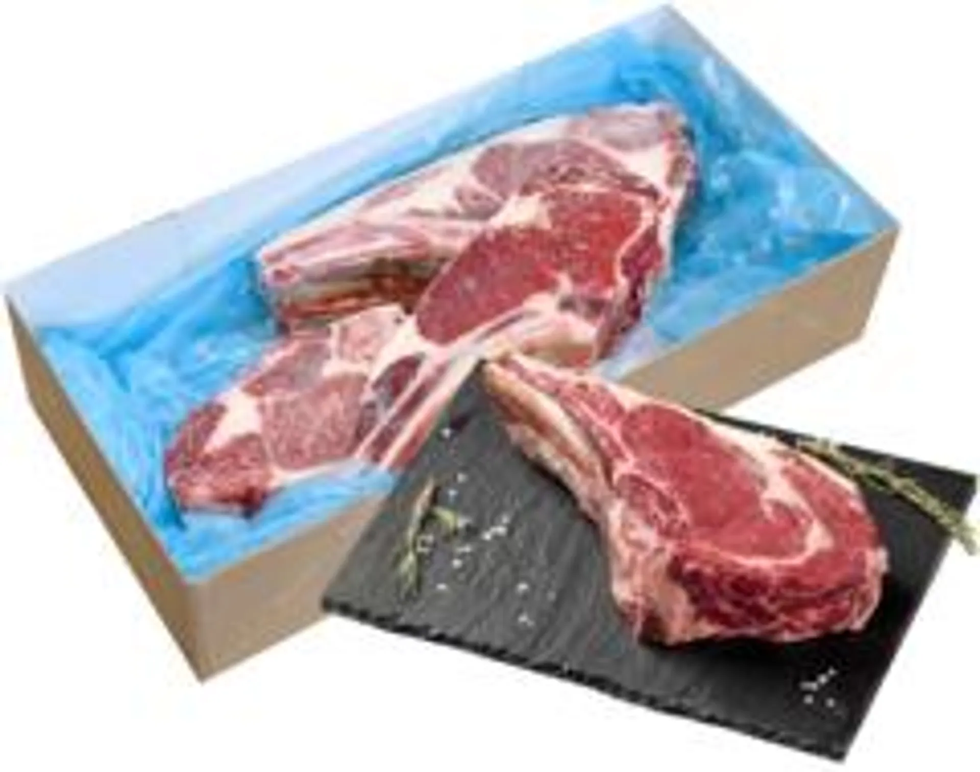 4 stuks Côte de Boeuf 500g