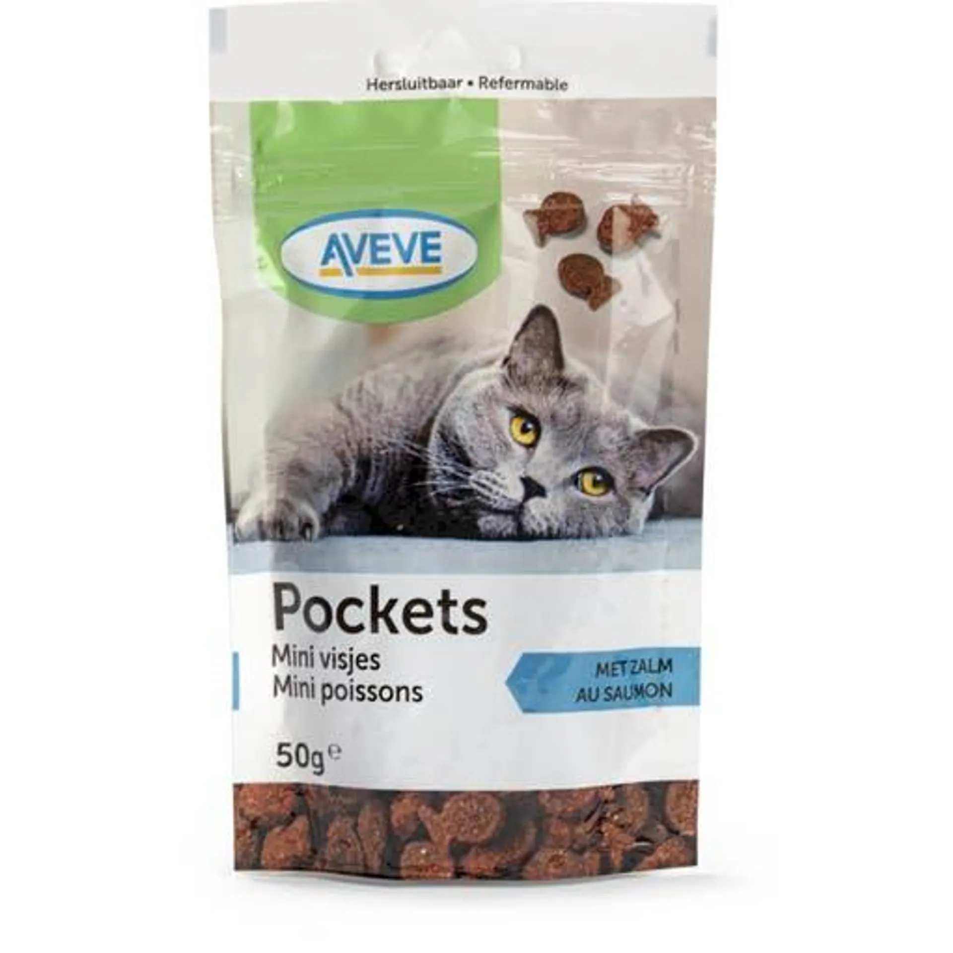 Kattensnack met vis 50 g