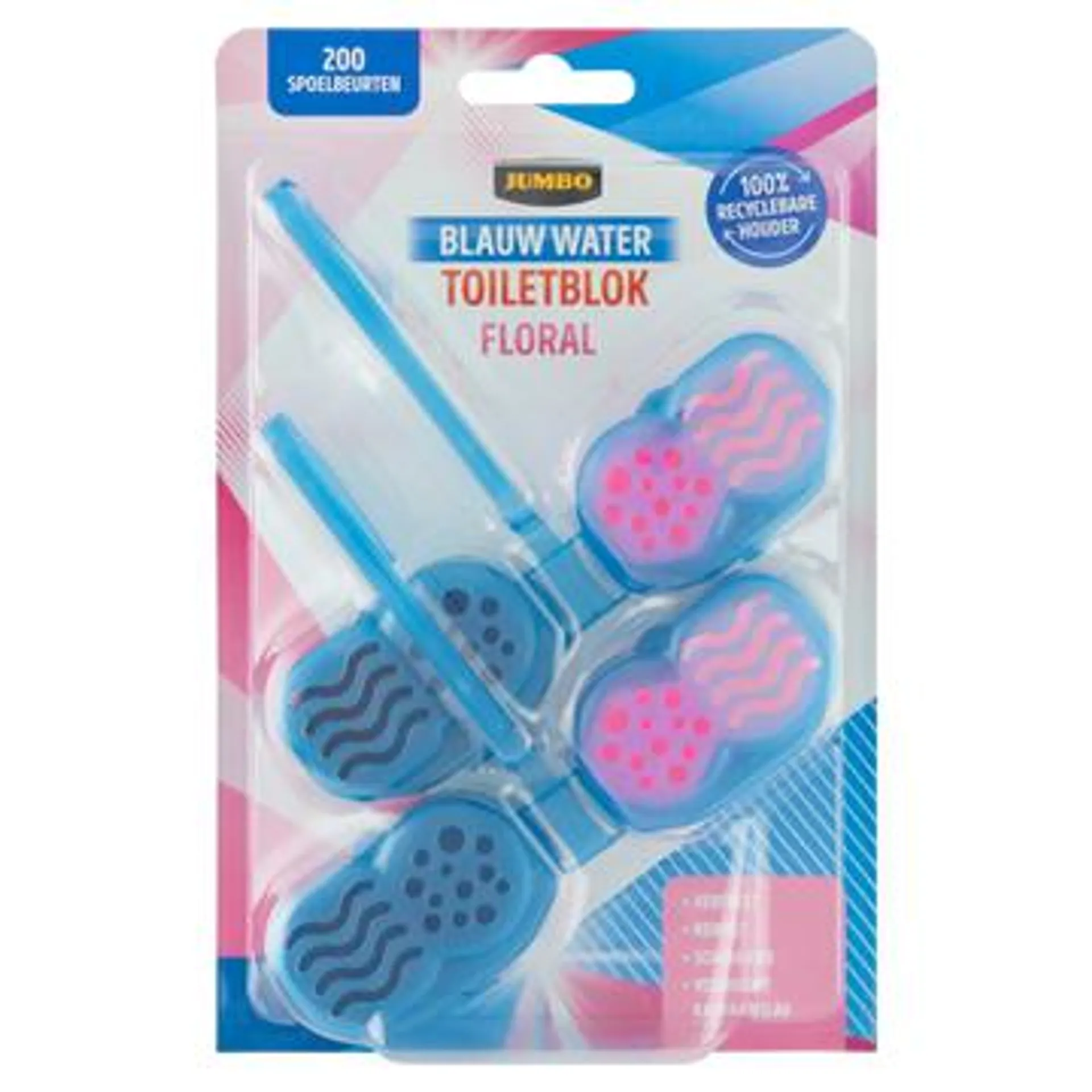 Jumbo Toiletblok Floral 2 x 48g