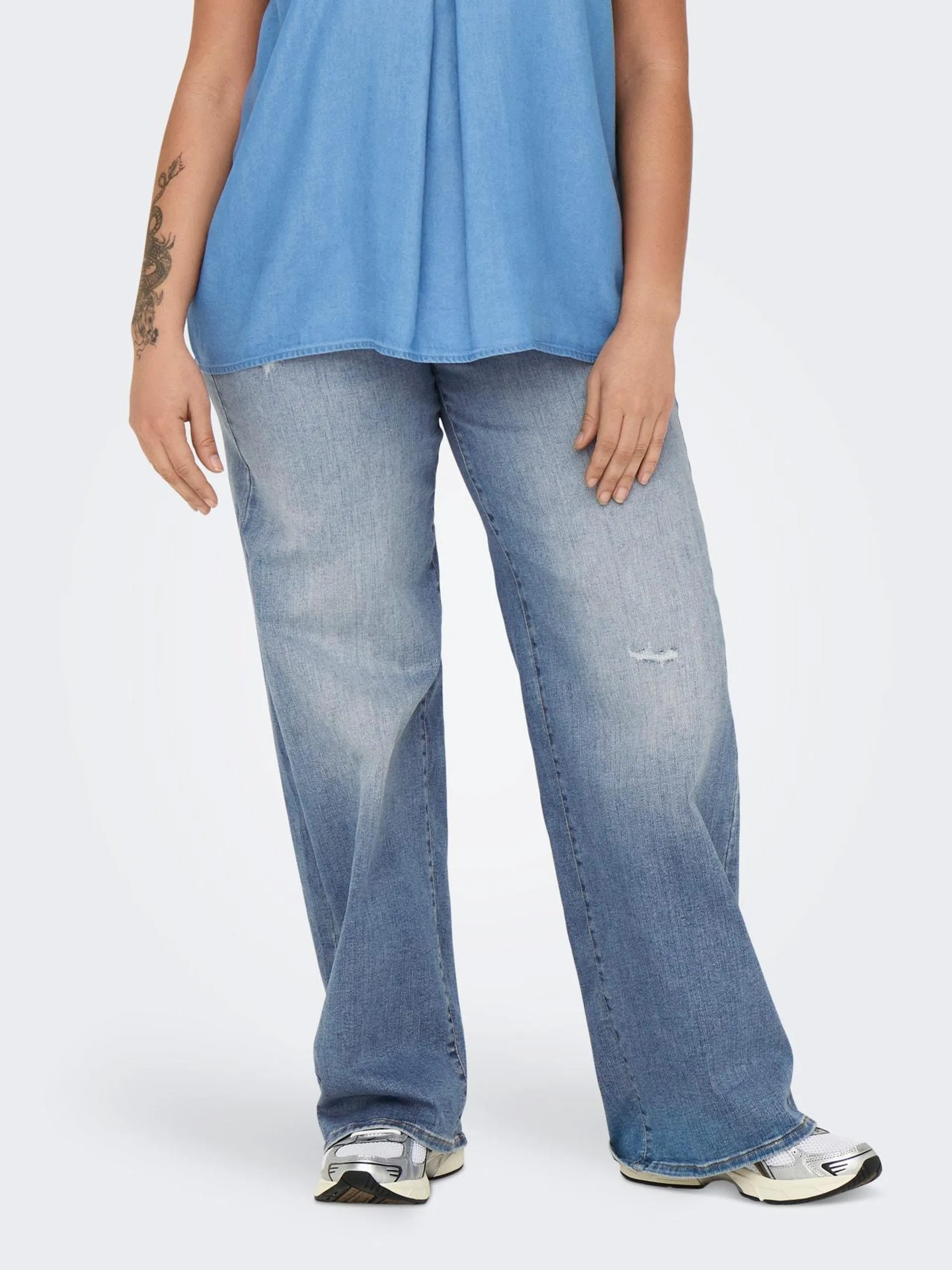 CARMaya High Waist Wide Jeans