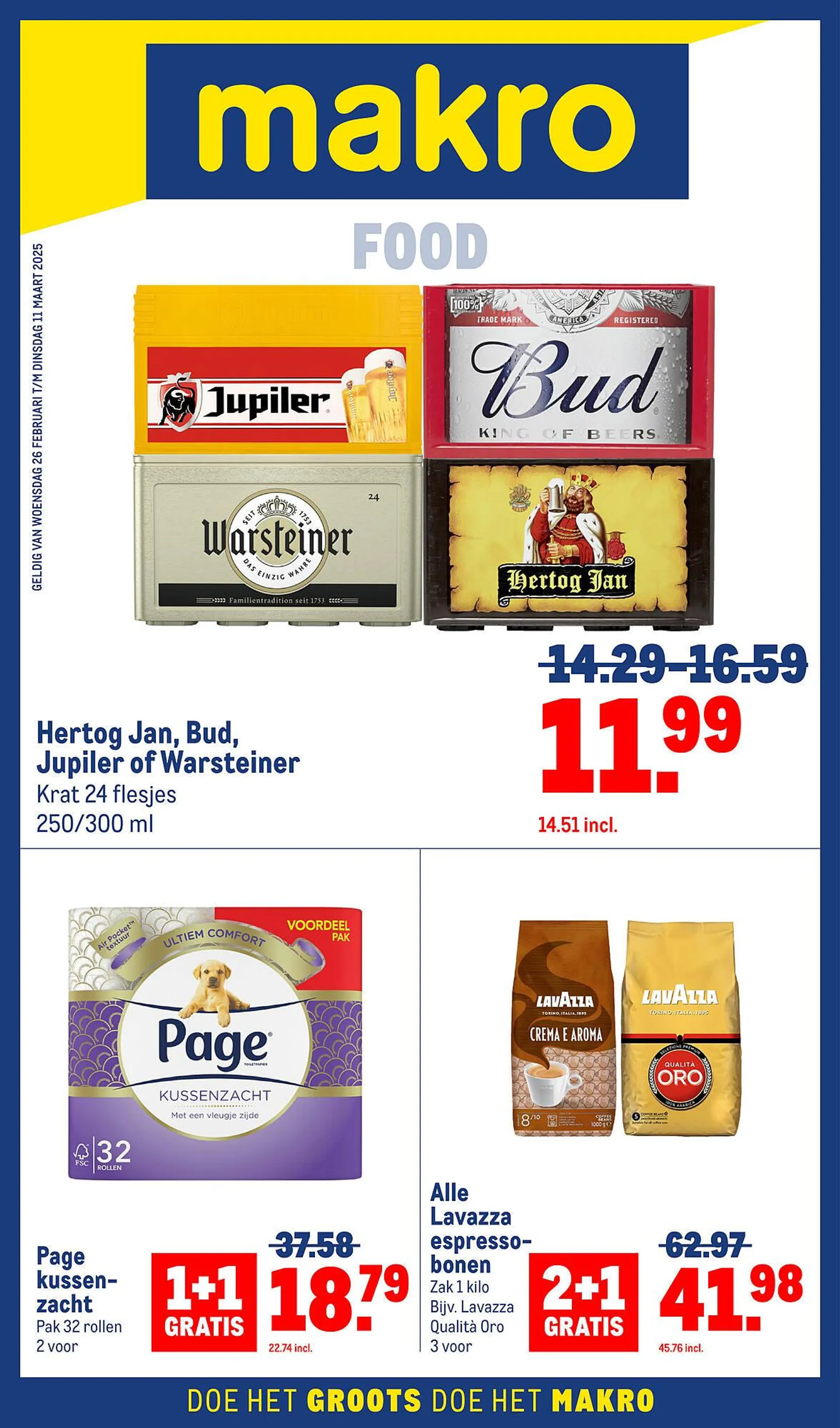 Makro folder van 26 februari tot 11 maart 2025 - Folder pagina 1