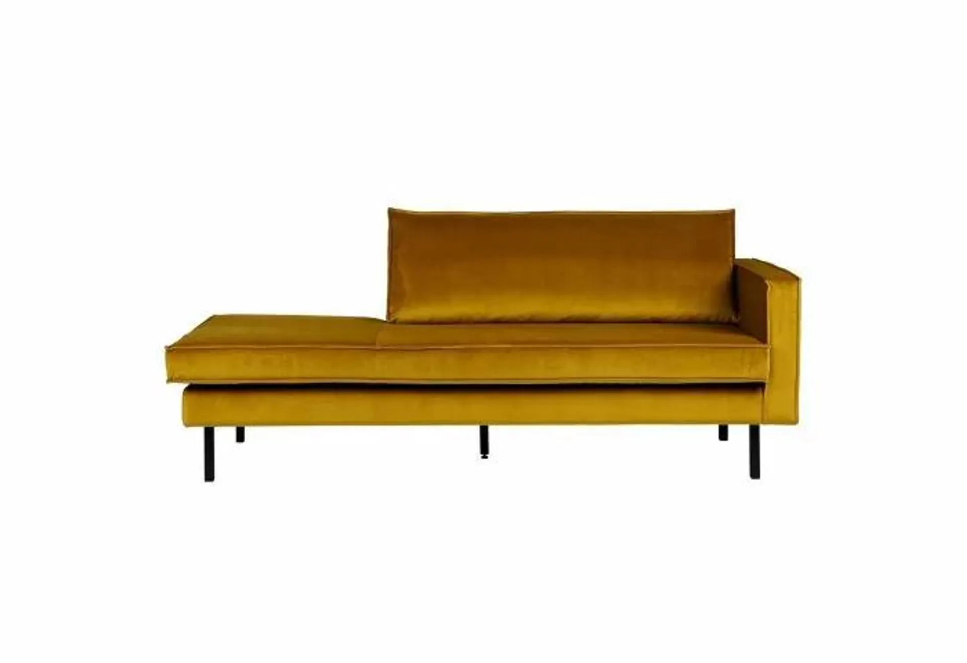 Daybed Rodeo Rechts Velvet Okergeel