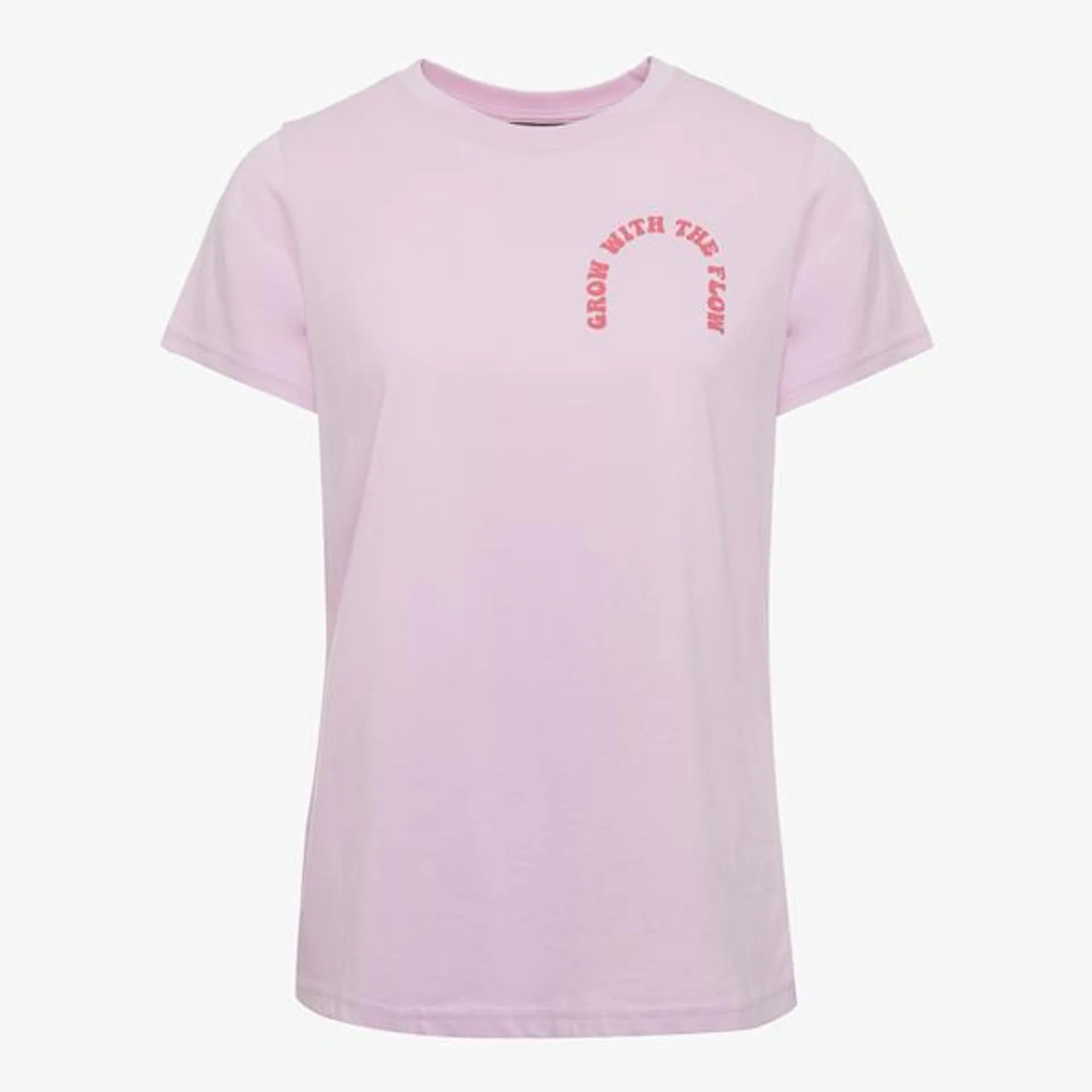 TwoDay dames T-shirt met backprint lila