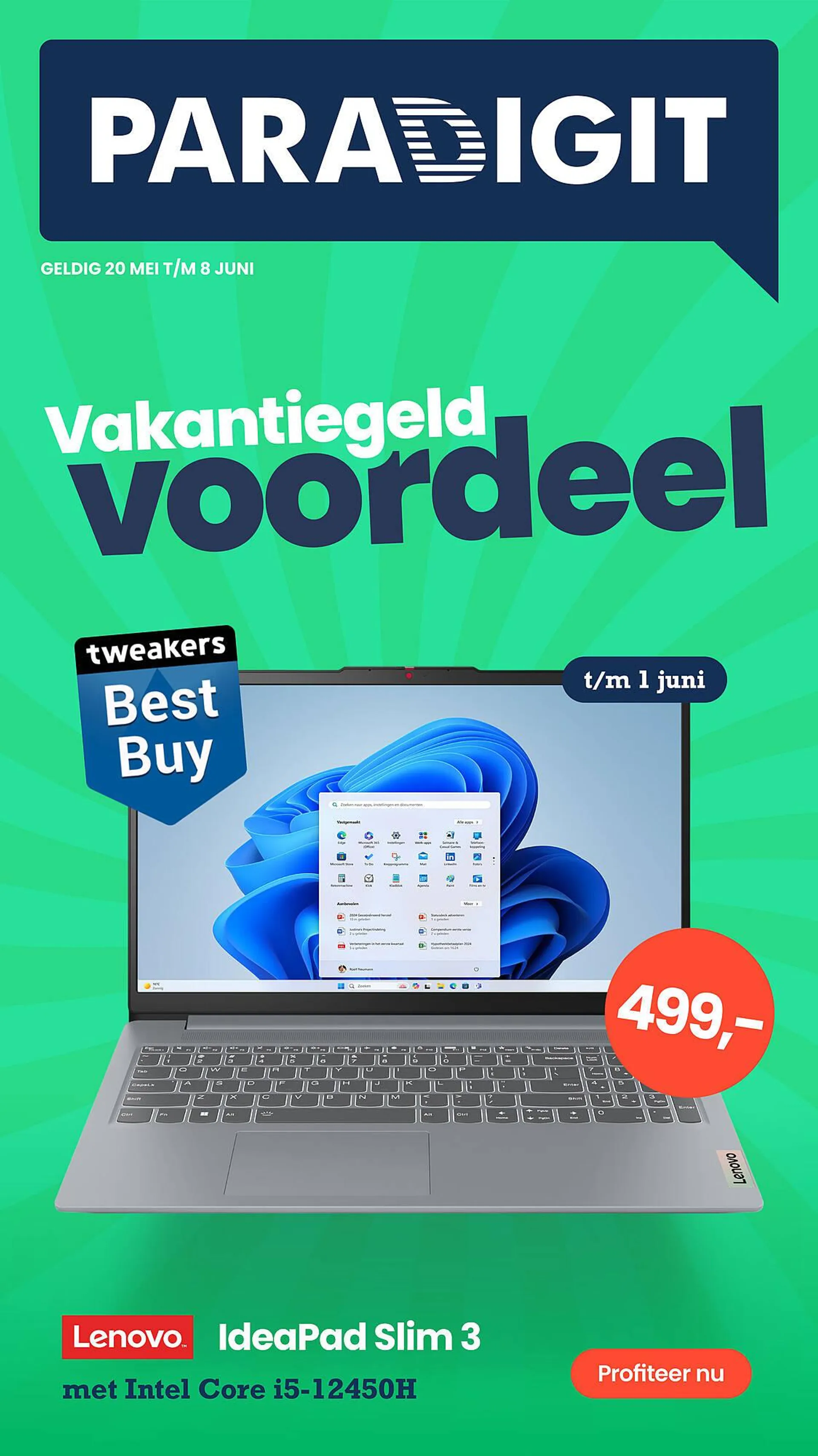 Paradigit folder van 21 mei tot 8 juni 2025 - Folder pagina 1