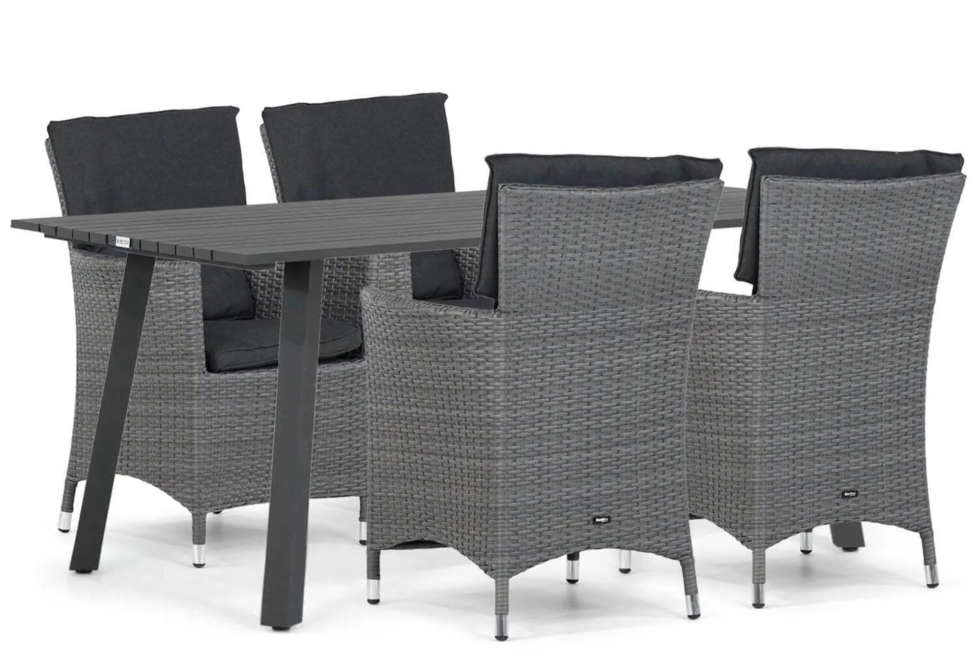 Garden Collections Orlando/Villagio 170 cm dining tuinset 5-delig