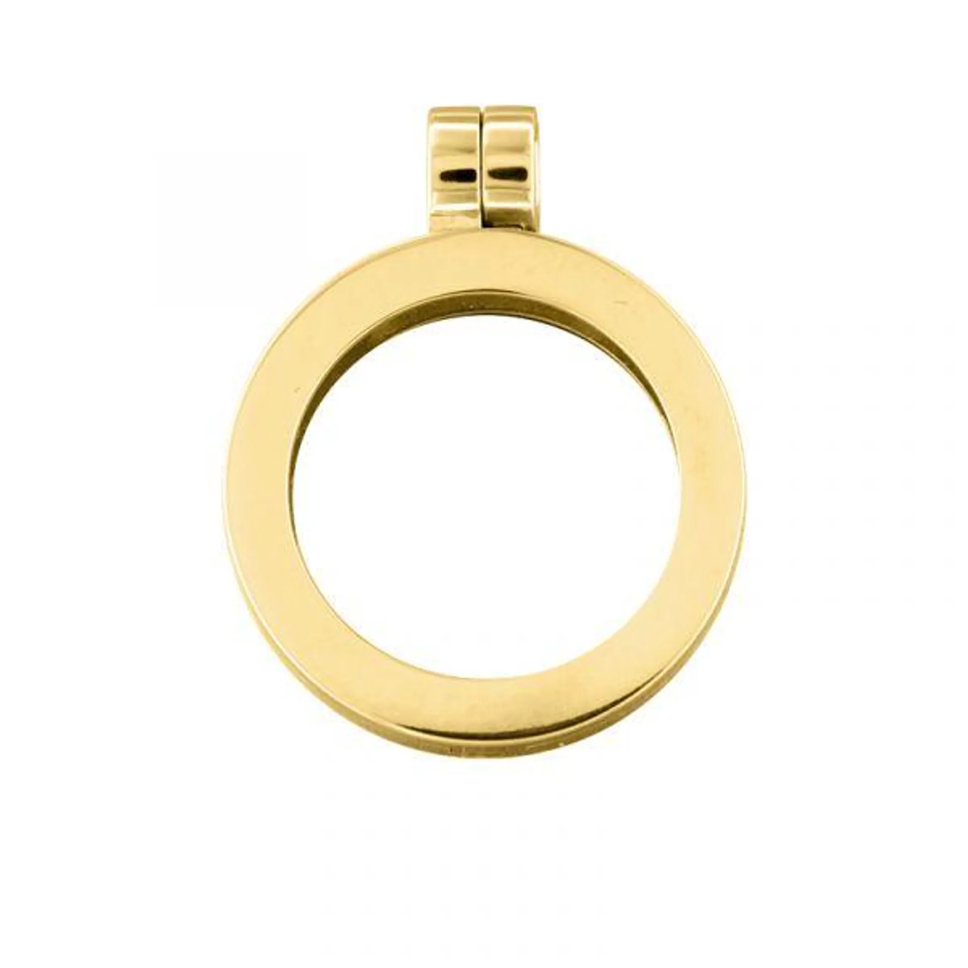 Mezza (24mm) medaillon invisible hinge 925/gold-plated