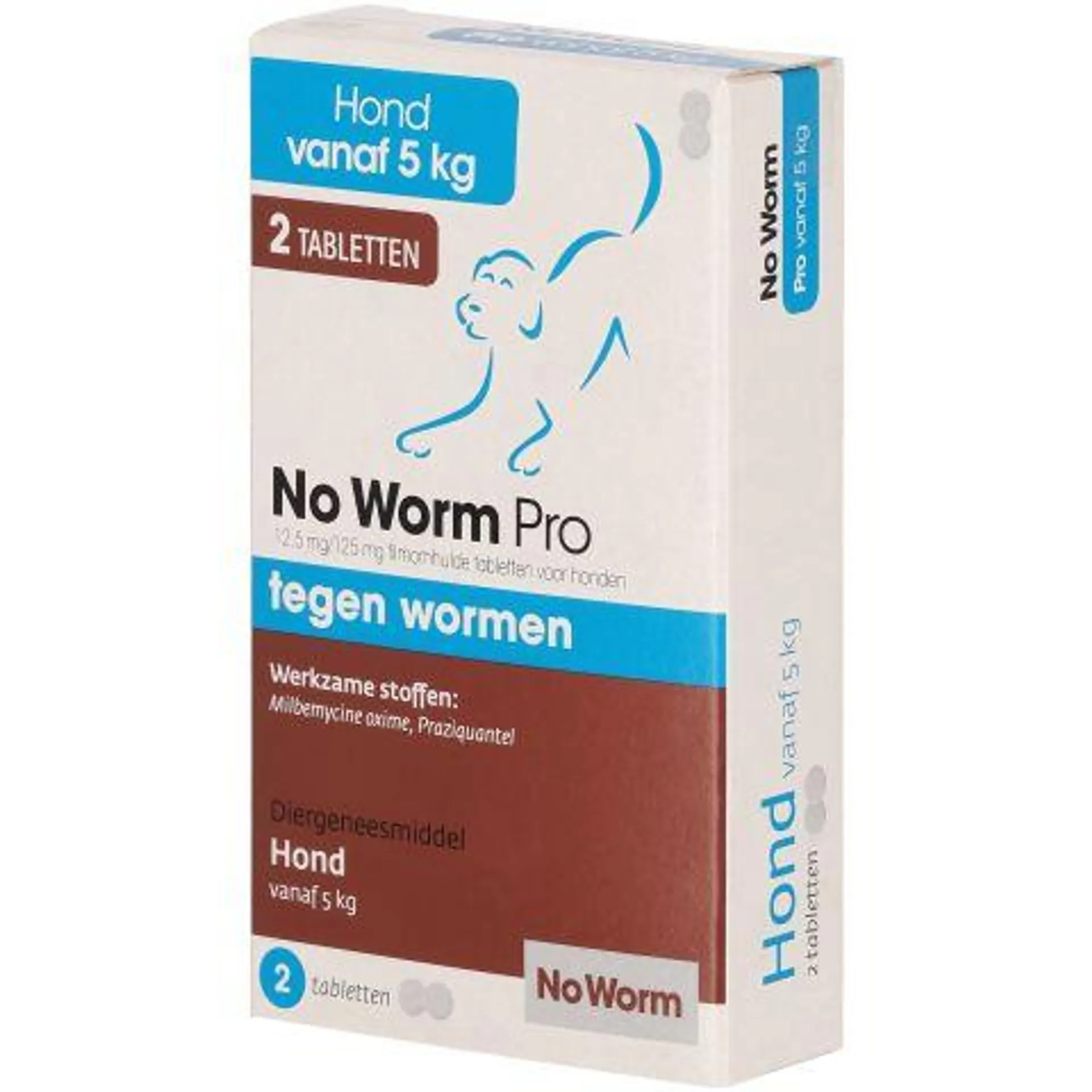 No worm Pro Hond - Ontworming - 5-75 kg - 2 stuks