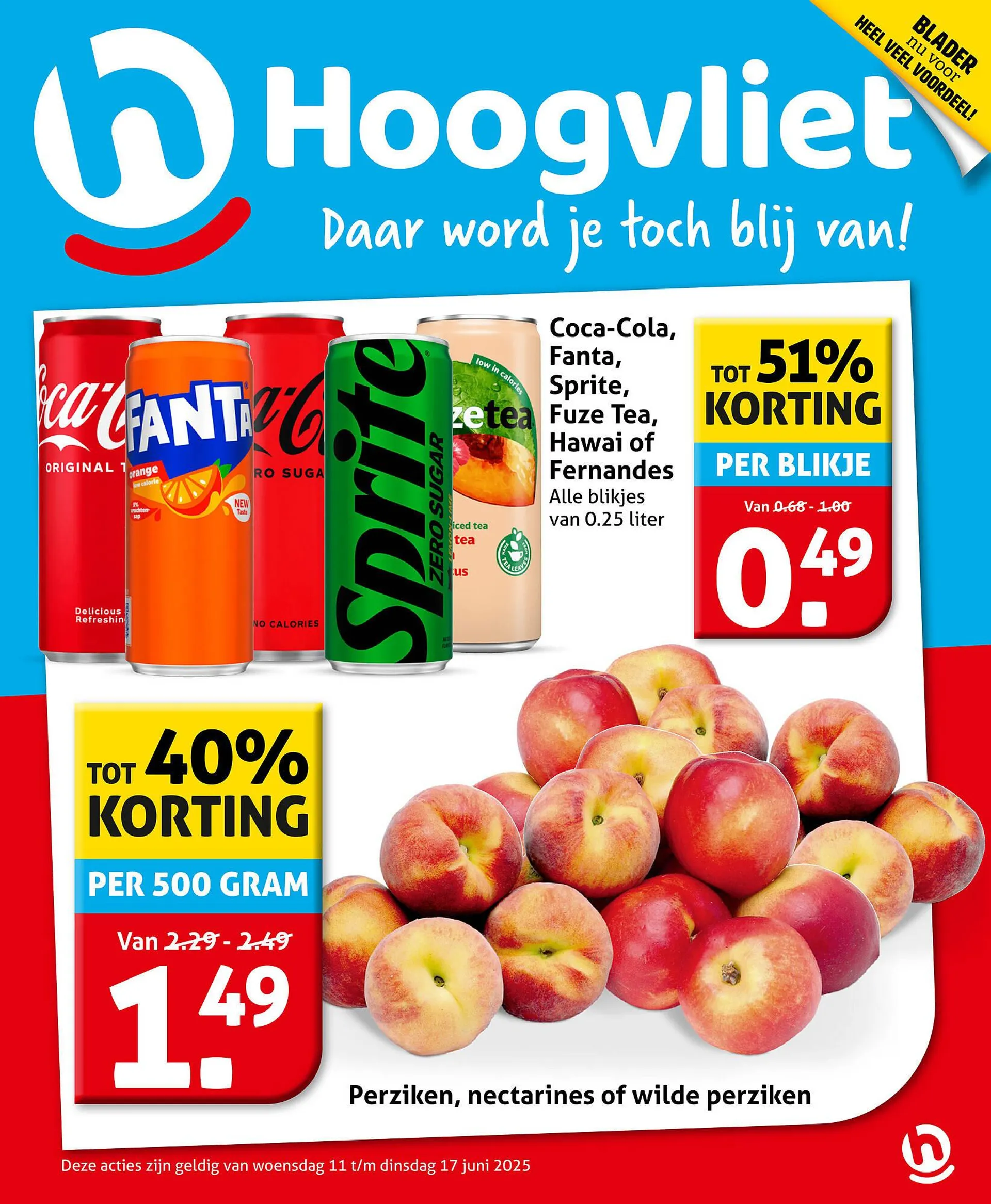 Hoogvliet folder van 11 juni tot 17 juni 2025 - Folder pagina 1