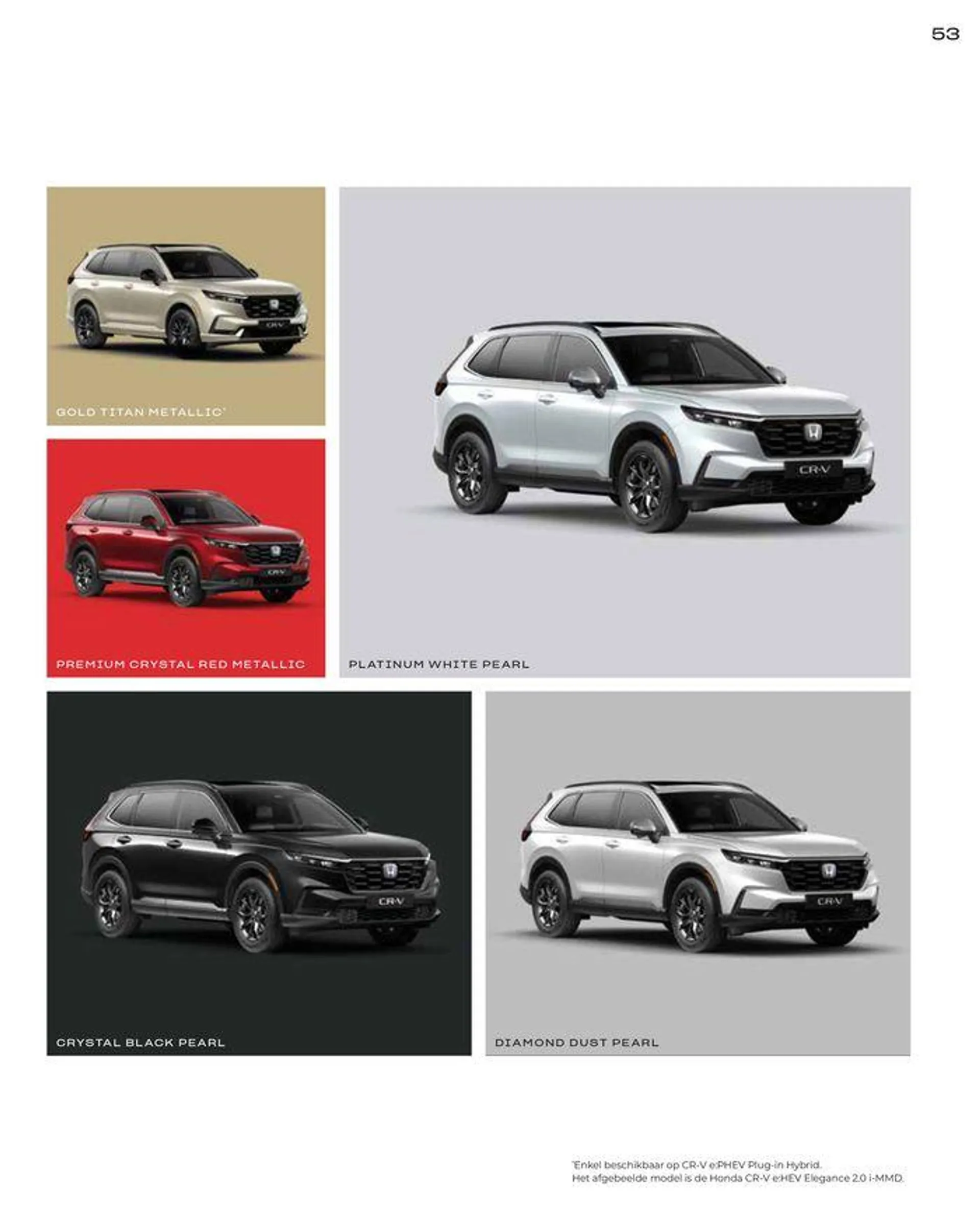 Honda CR-V e:HEV &amp; e:PHEV — Brochure van 28 juni tot 12 juli 2024 - Folder pagina 53