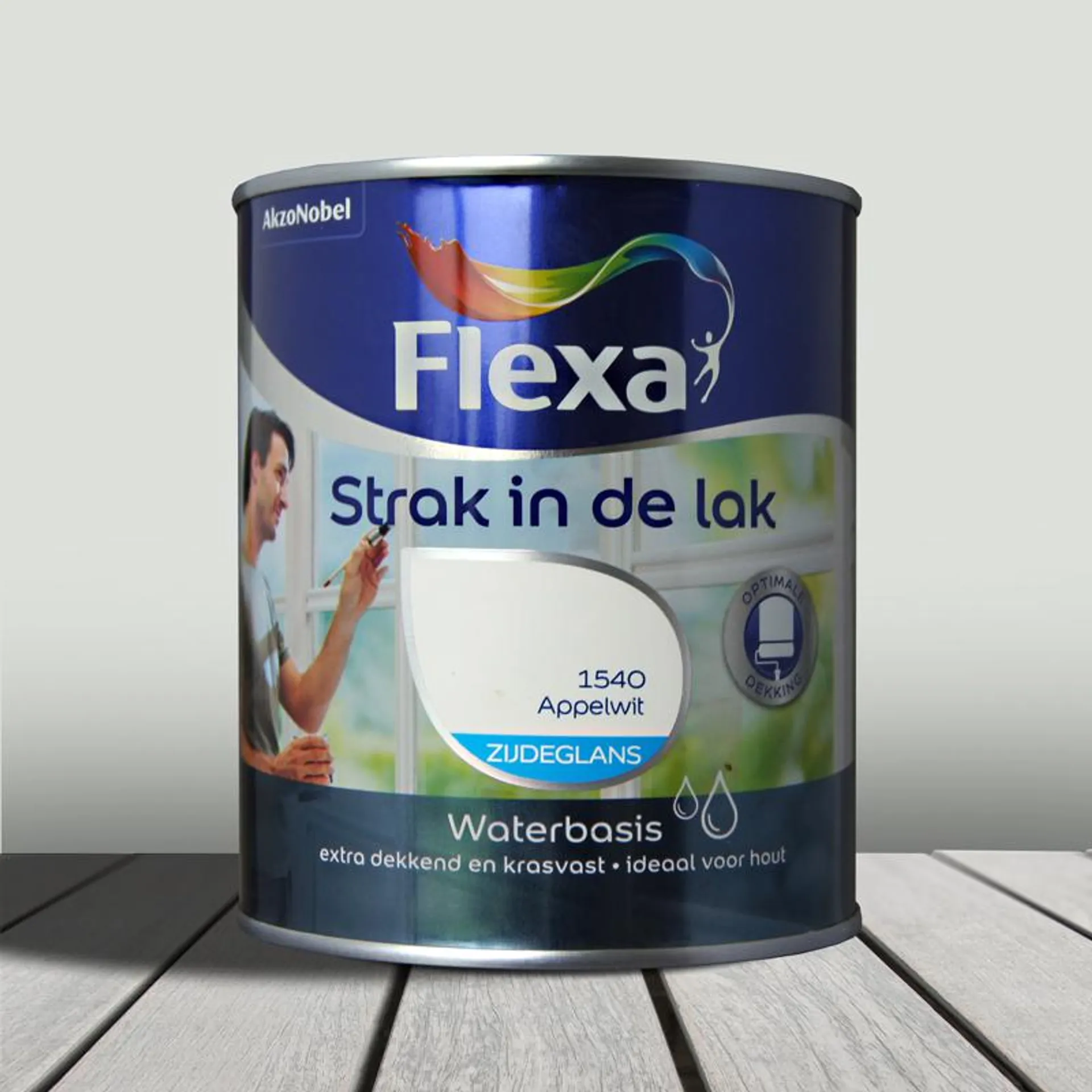 Flexa Strak In De Lak Acryl Zijdeglans Appelwit 1540