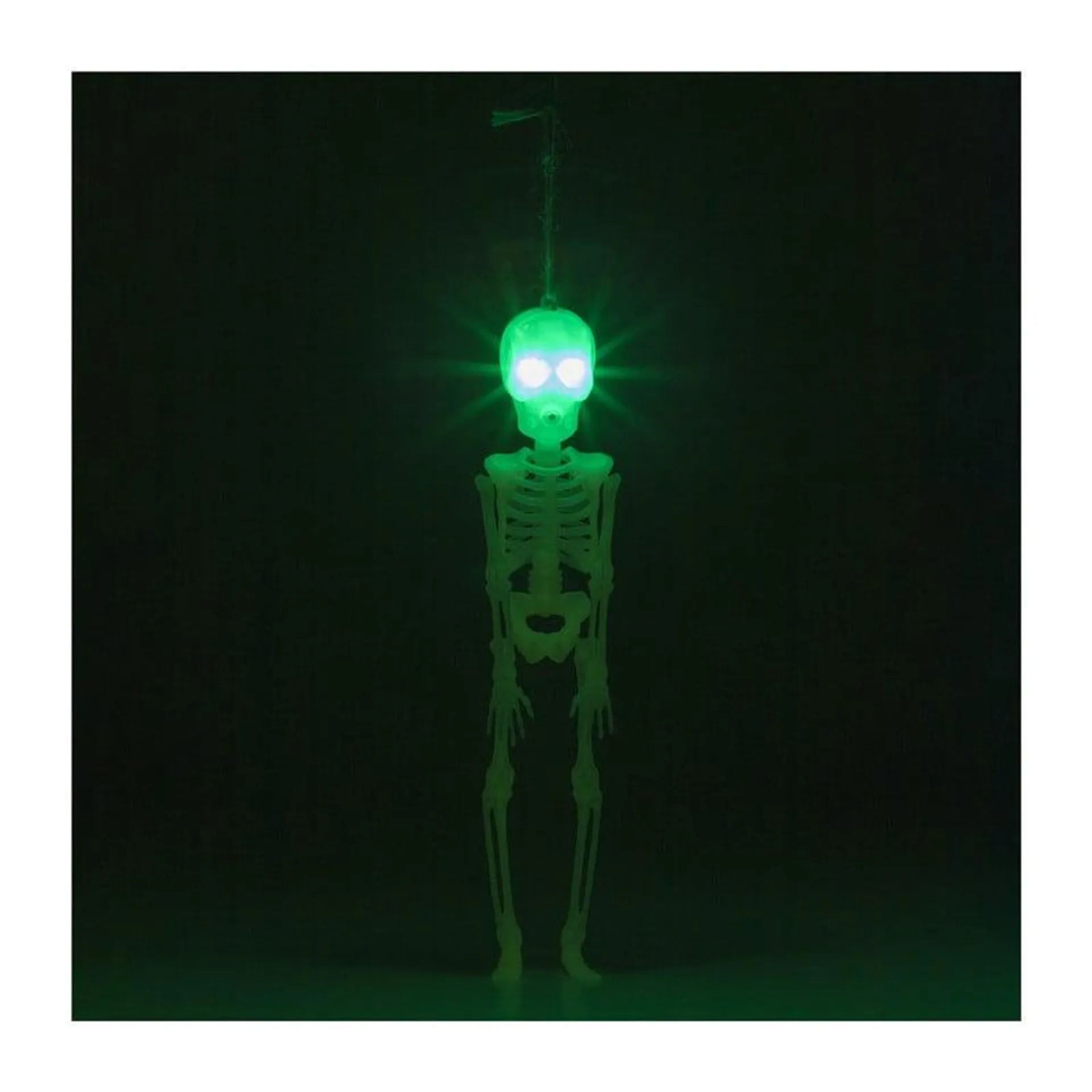 Skelet halloween - led/geluid - 25x5.5x4.5 cm