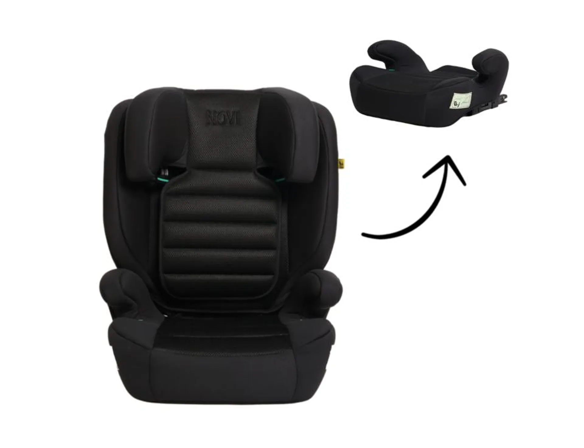 Autostoel Novi Baby® James Go I-Size Isofix Black/Mesh