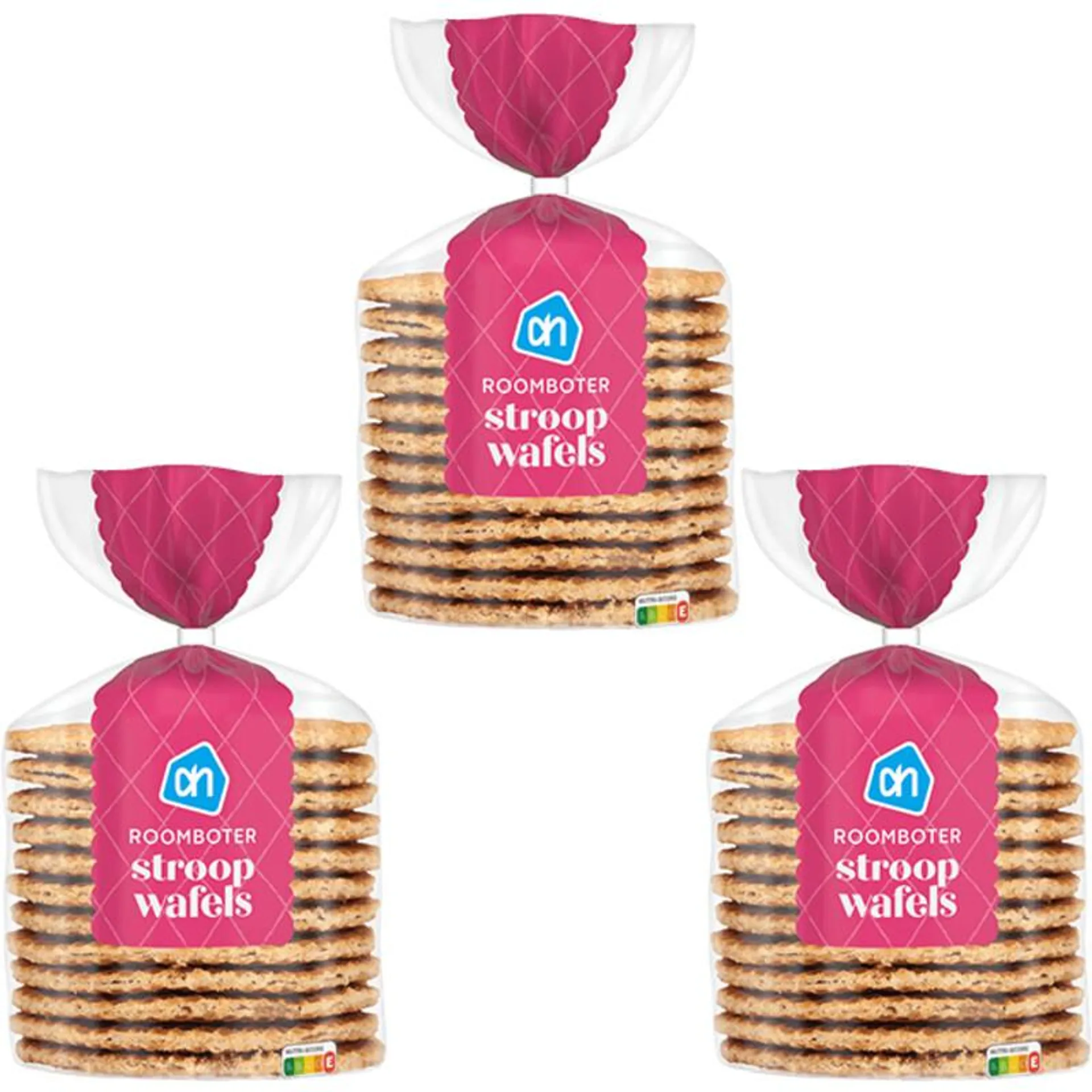 AH roomboter stroopwafels 3-pack