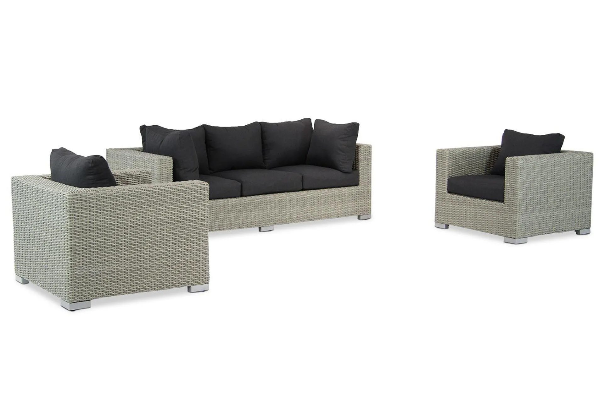 Garden Collections Toronto stoel-bank loungeset 3-delig