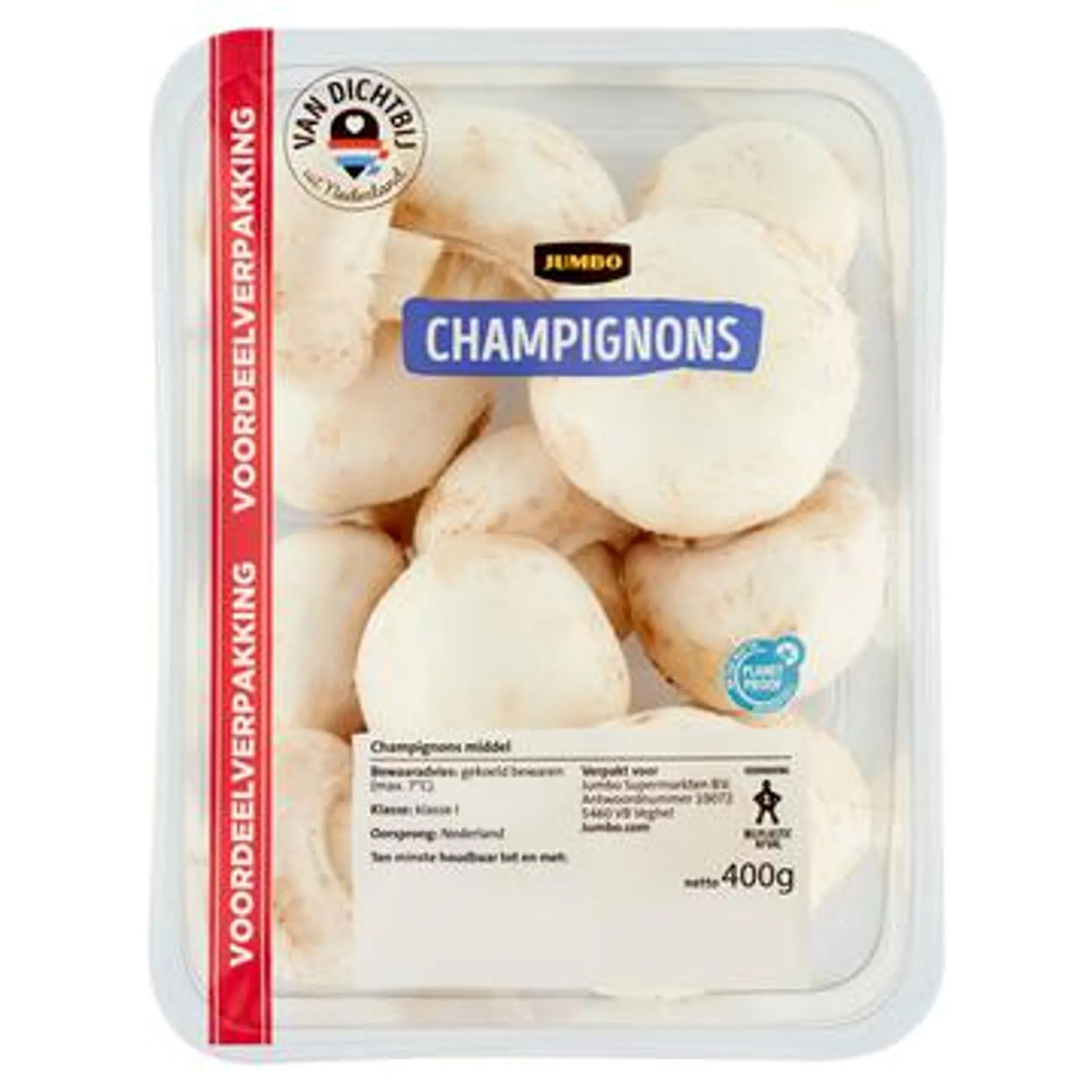 Jumbo Champignons Voordeelverpakking 400g