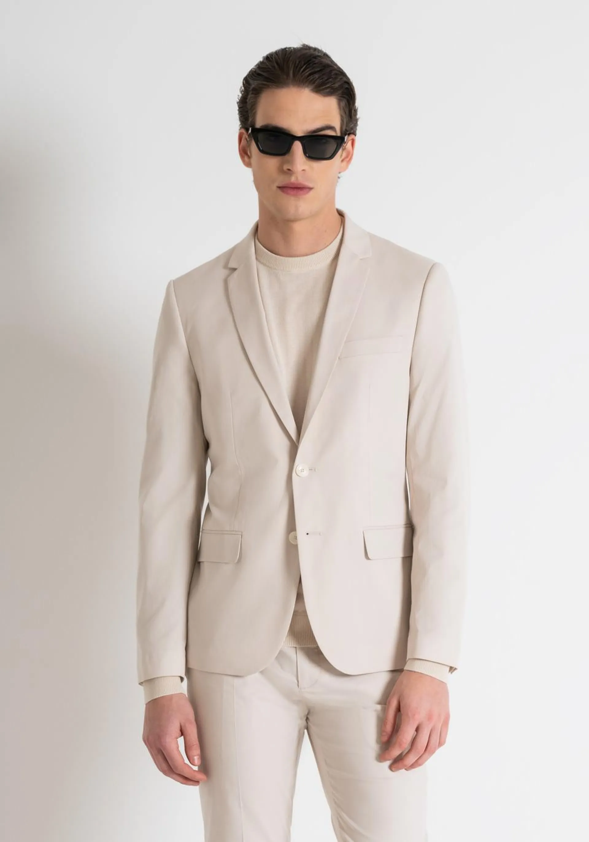 BONNIE SLIM FIT JACKET IN STRETCH COTTON TWILL