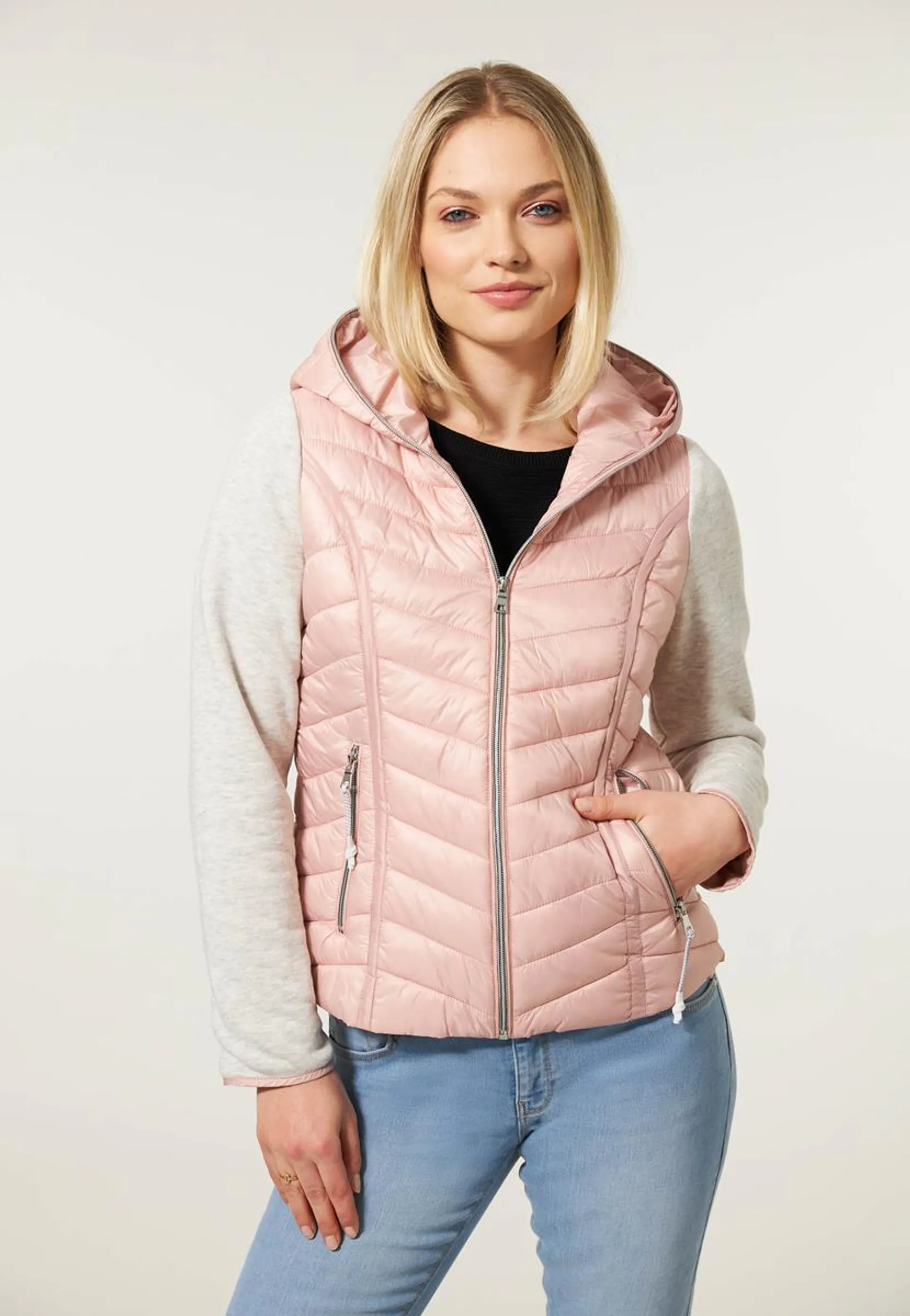 Jas padded roze