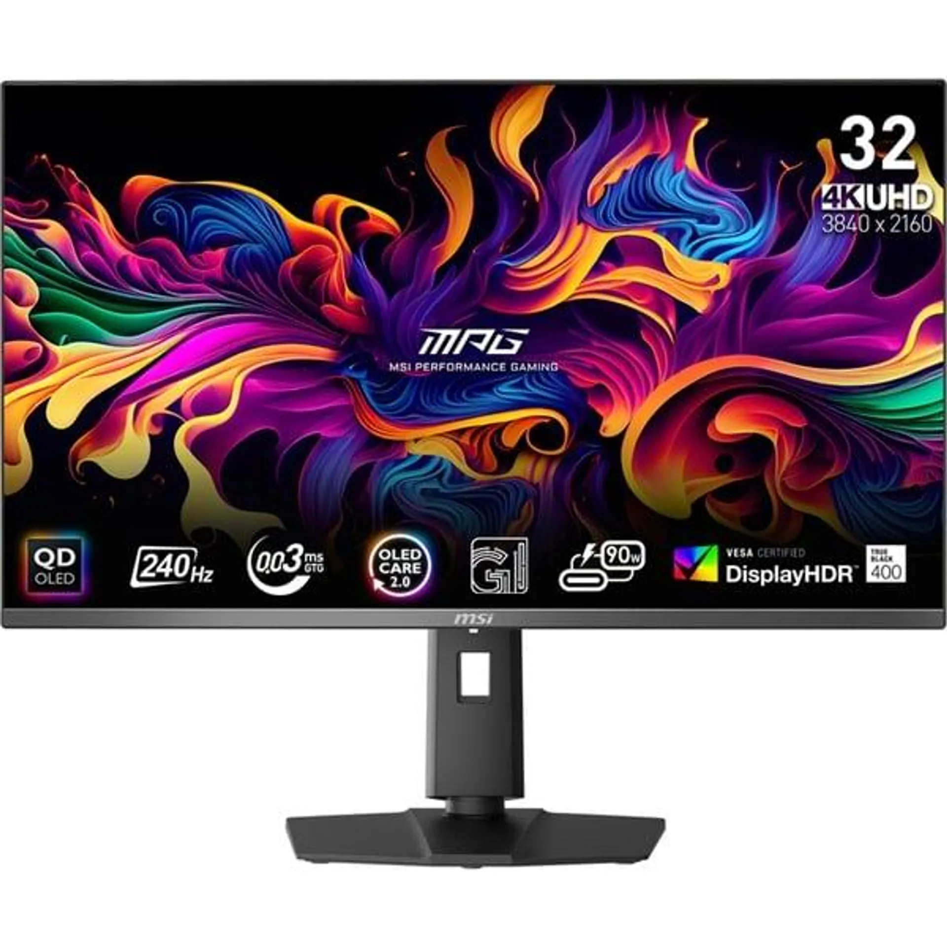 MSI MPG 321URX QD-OLED 31.5" 4K UHD gaming monitor