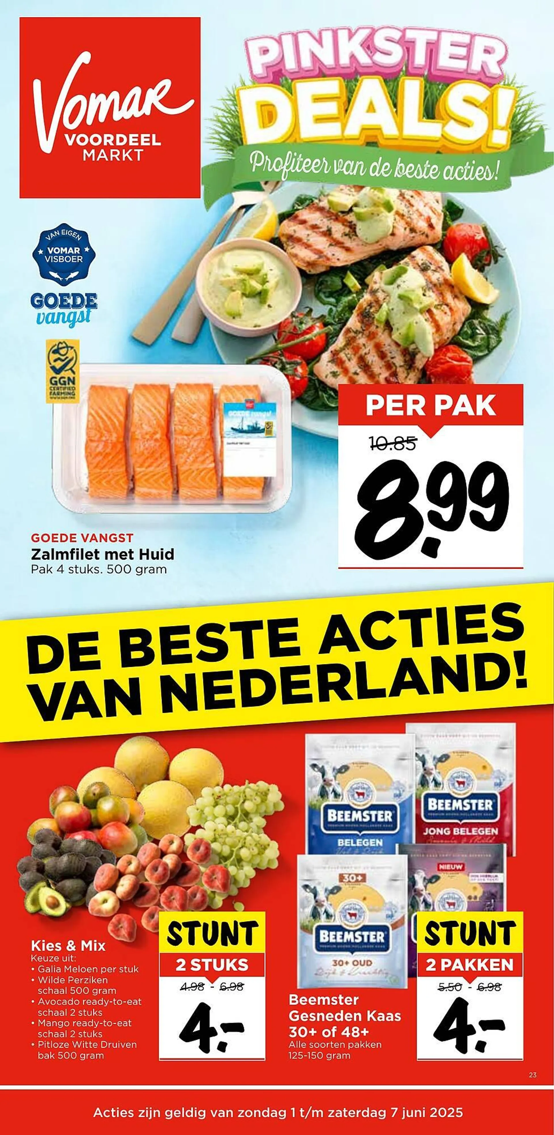 Vomar folder van 1 juni tot 7 juni 2025 - Folder pagina 1