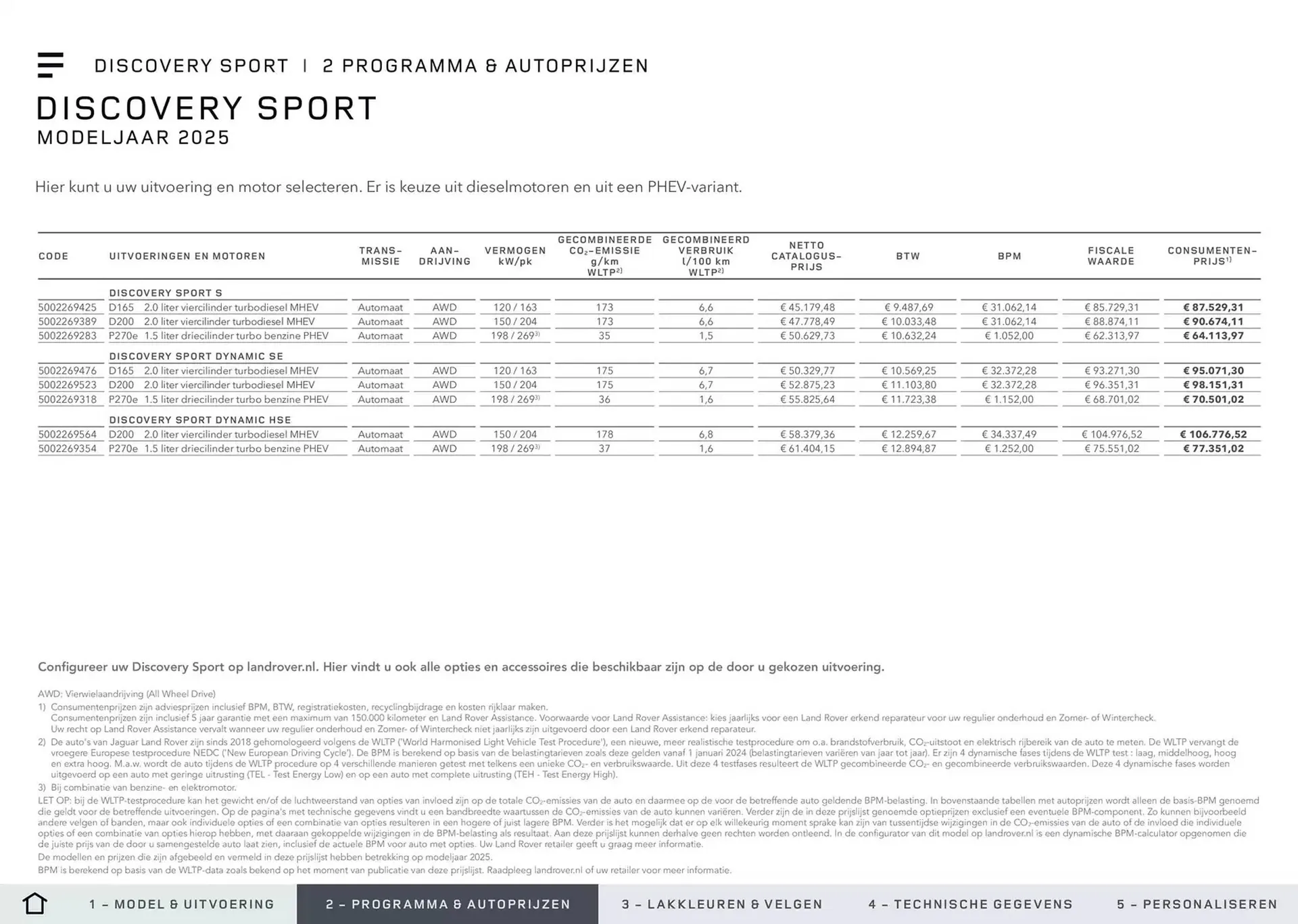 Land Rover folder van 20 november tot 30 juni 2025 - Folder pagina 7