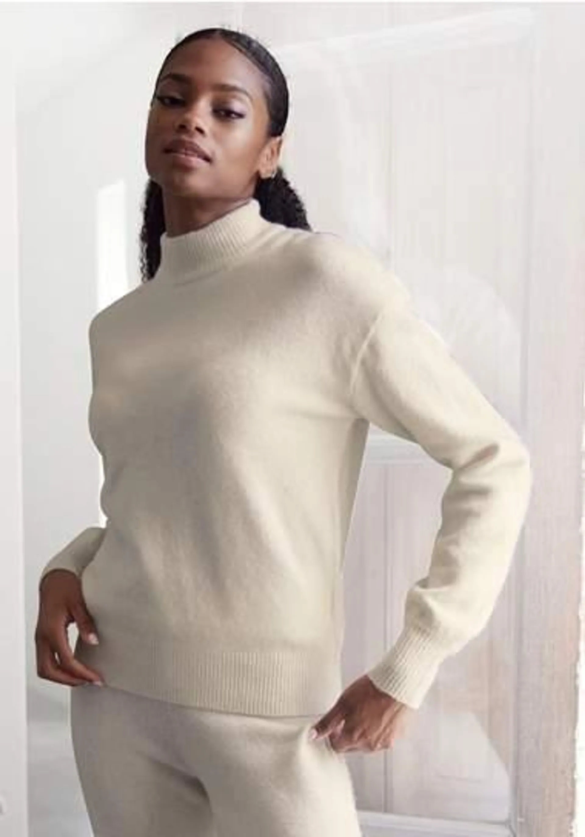 Lascana Gebreide trui -Lounge Pullover